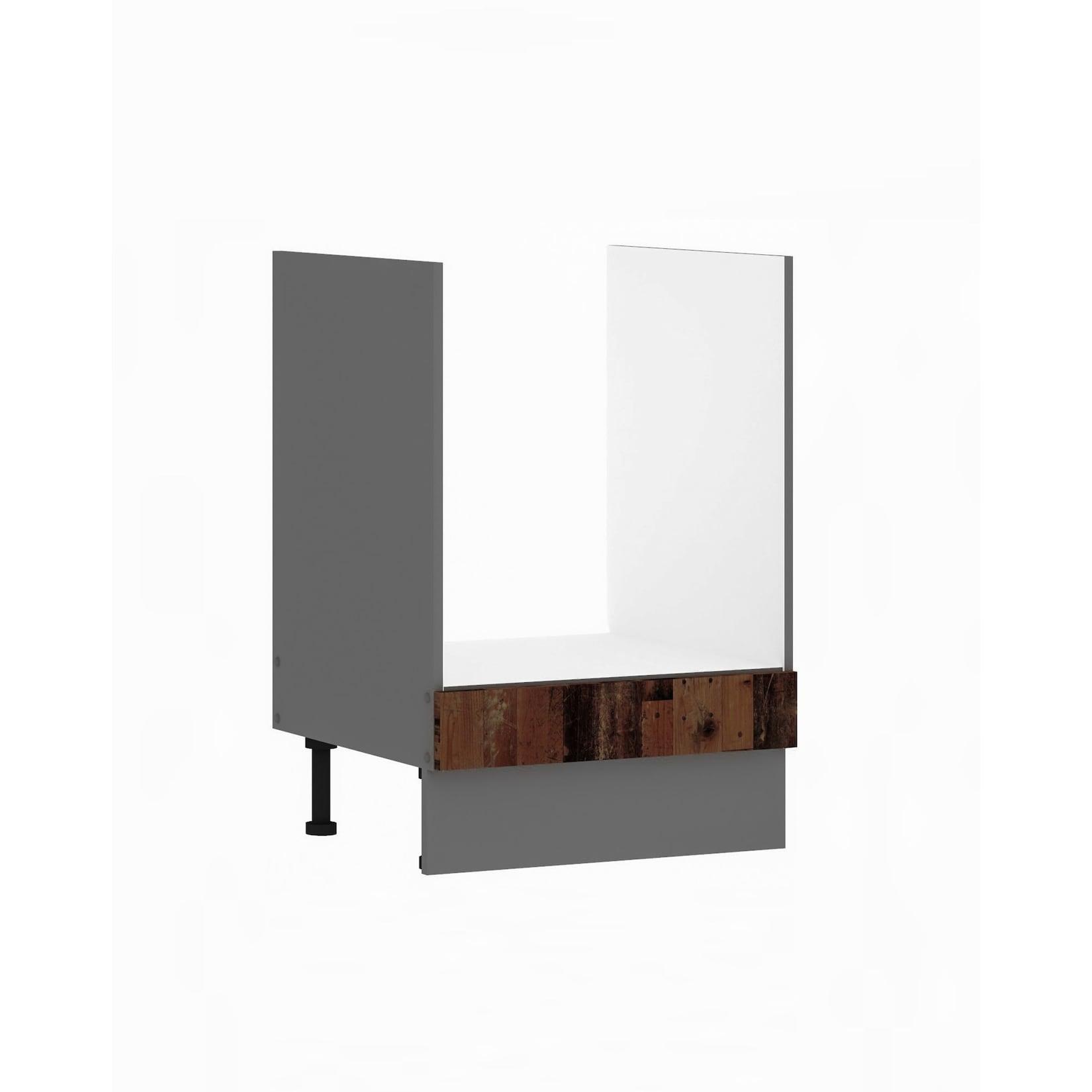 Küchen-Preisbombe Küche OLD STYLE Herdschrank 60 cm Old Wood Küchenzeile Küchenblock Einbauküche