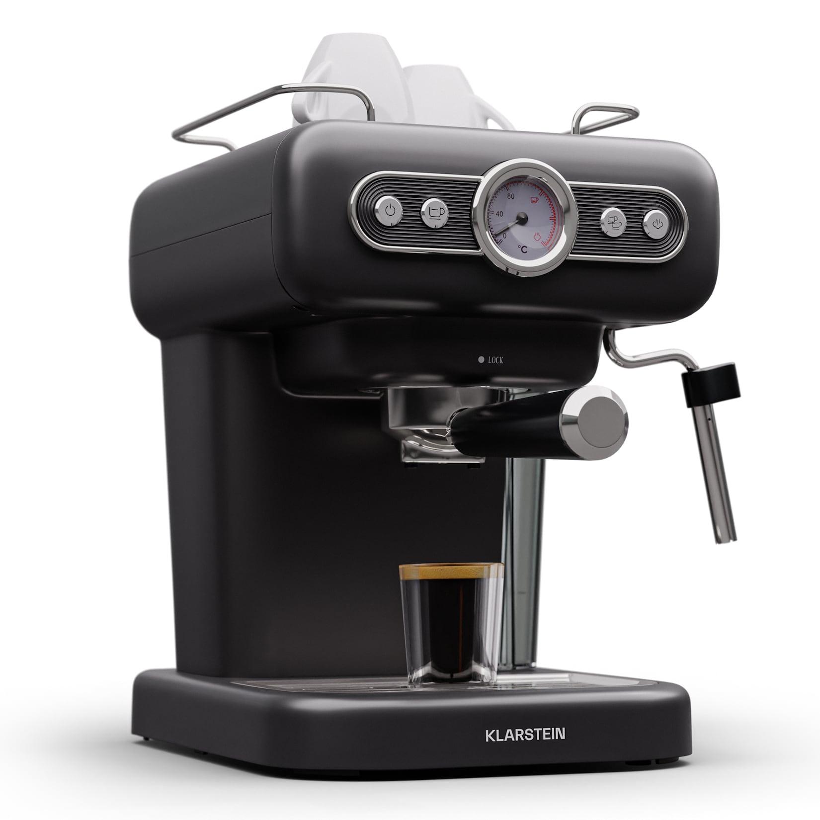 Klarstein Espressionata Evo Espressomaschine 950W 19 Bar 1,2L 2 Tassen