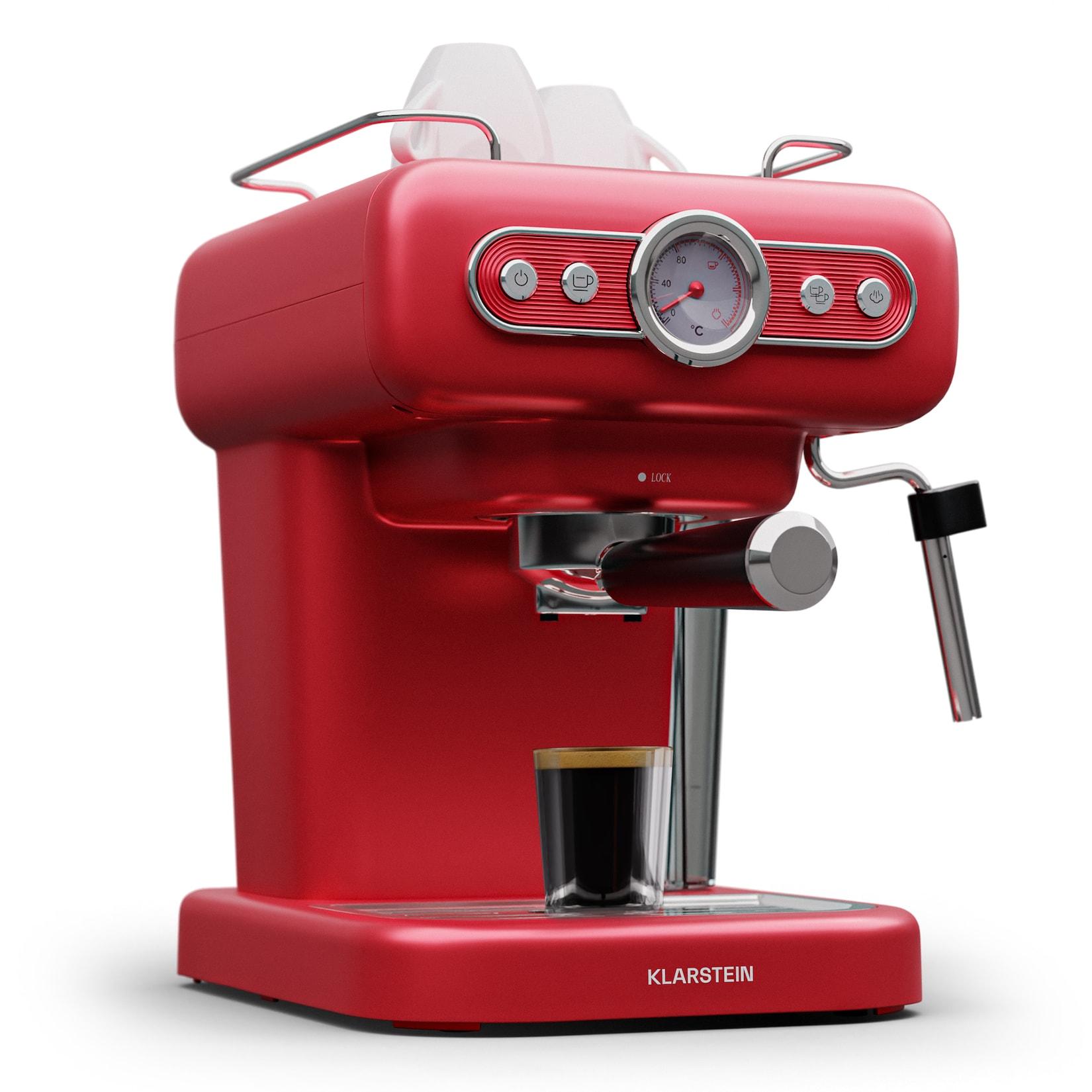 Klarstein Espressionata Evo Espressomaschine 950W 19 Bar 1,2L 2 Tassen