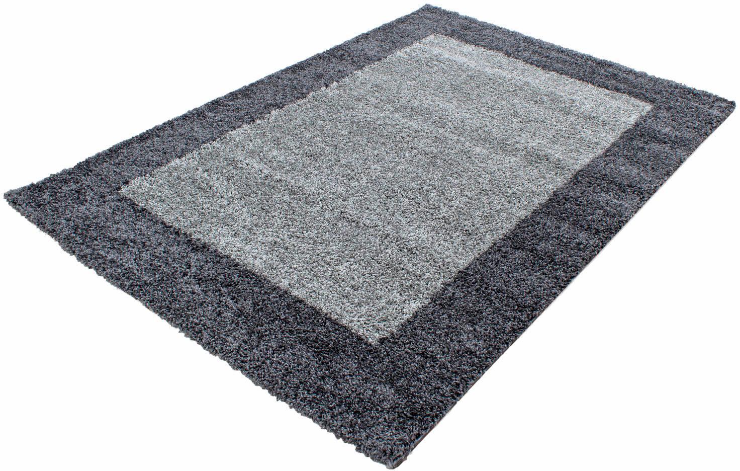 Hochflor-Teppich Ayyildiz Teppiche "Life Shaggy 1503" Gr. 8, Grau, B:300Cm H:30Mm L:400Cm, Kunstfaser, Teppiche, Als LäUfer Und In Rund ErhäLtlich, Shaggy, Langflor, Wohnzimmer