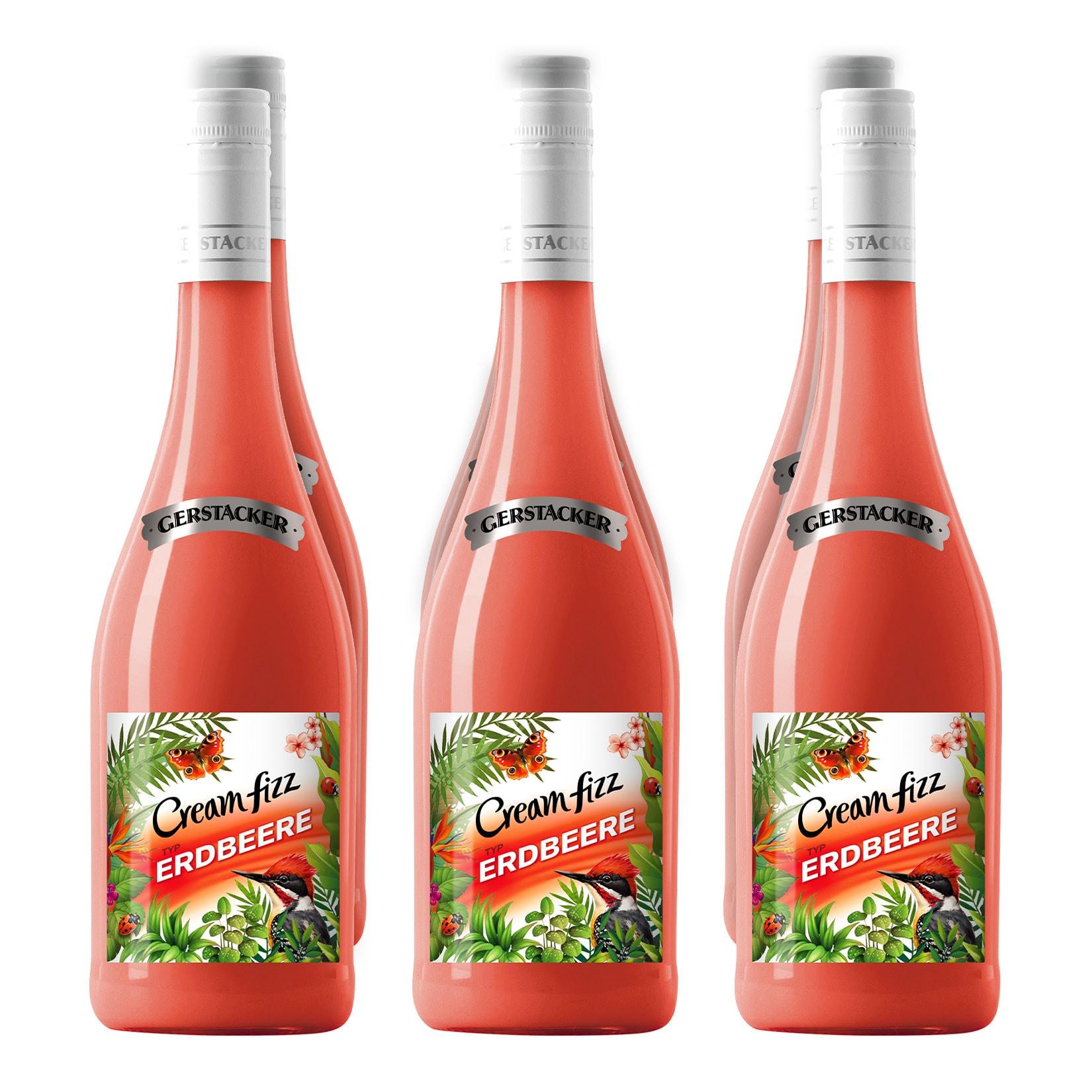 Gerstacker Cream Fizz Erdbeer 5,0 % vol 6 x 0,75 Liter