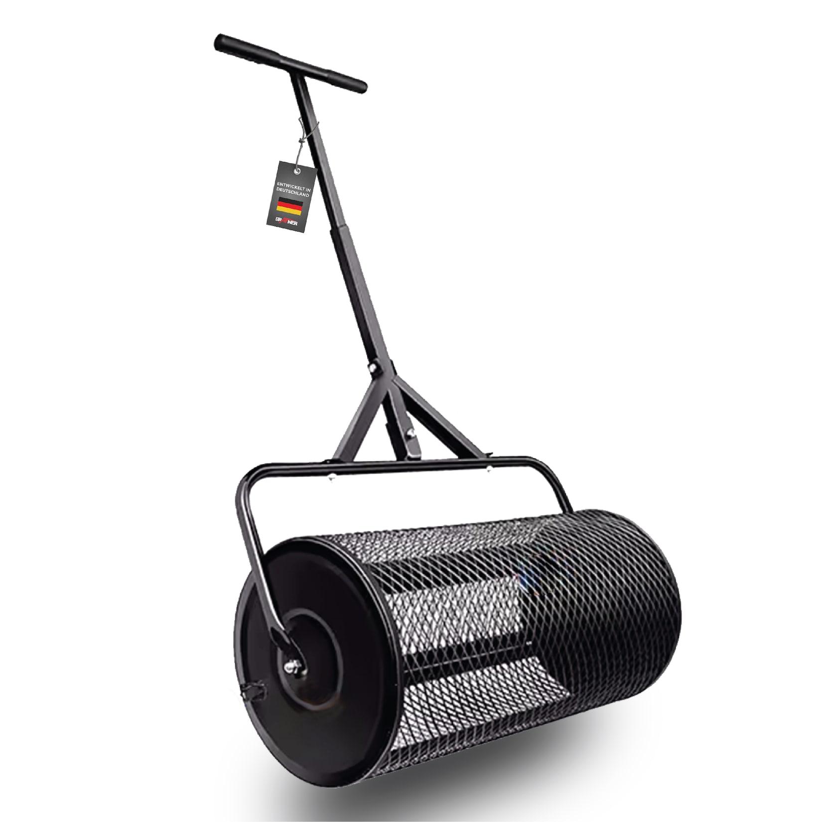 Grafner Rasenstreuer Gartenstreuer 68L Kompoststreuer Torfstreuer Düngerstreuer RT11111