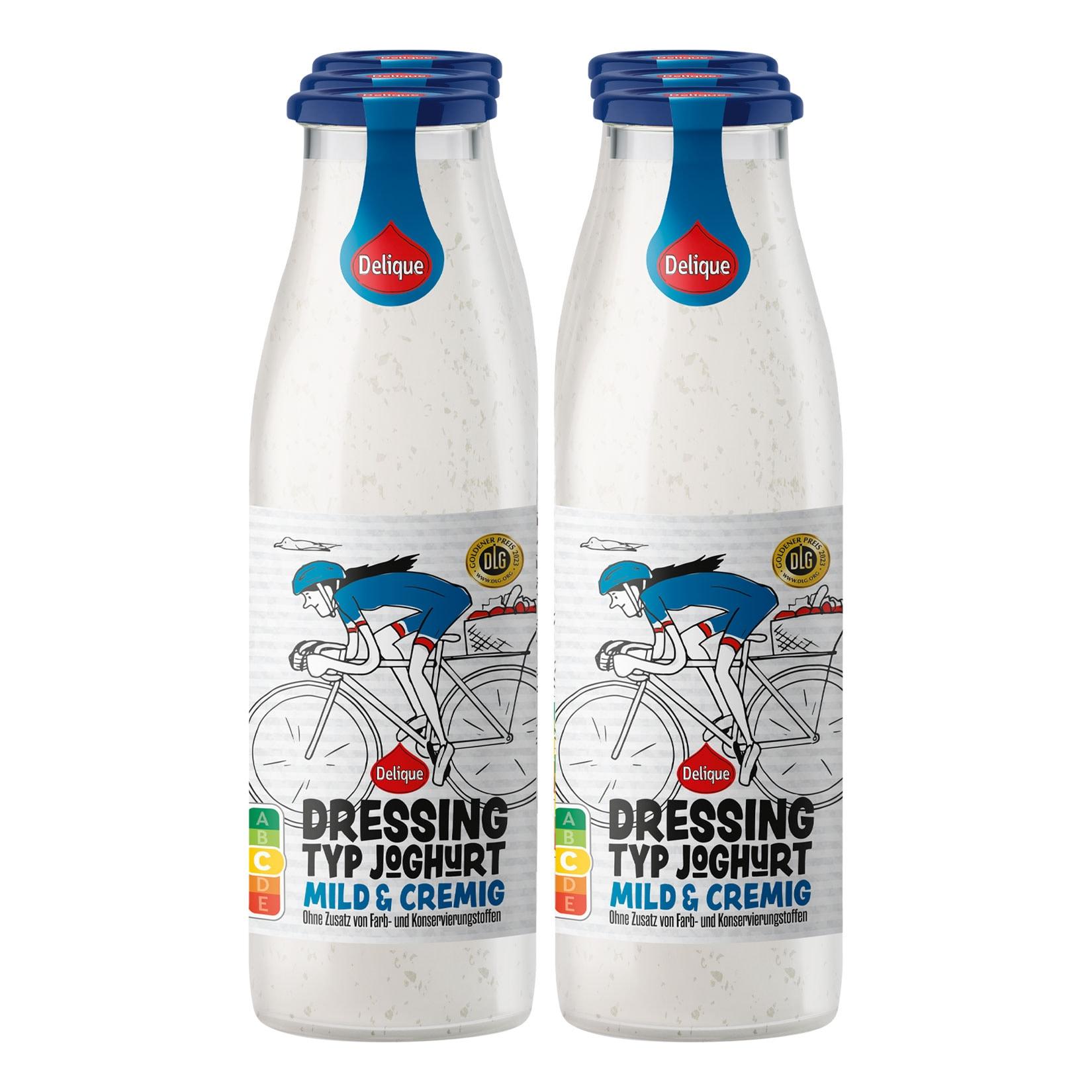 Delique Joghurt Salatdressing 500 ml, 6er Pack