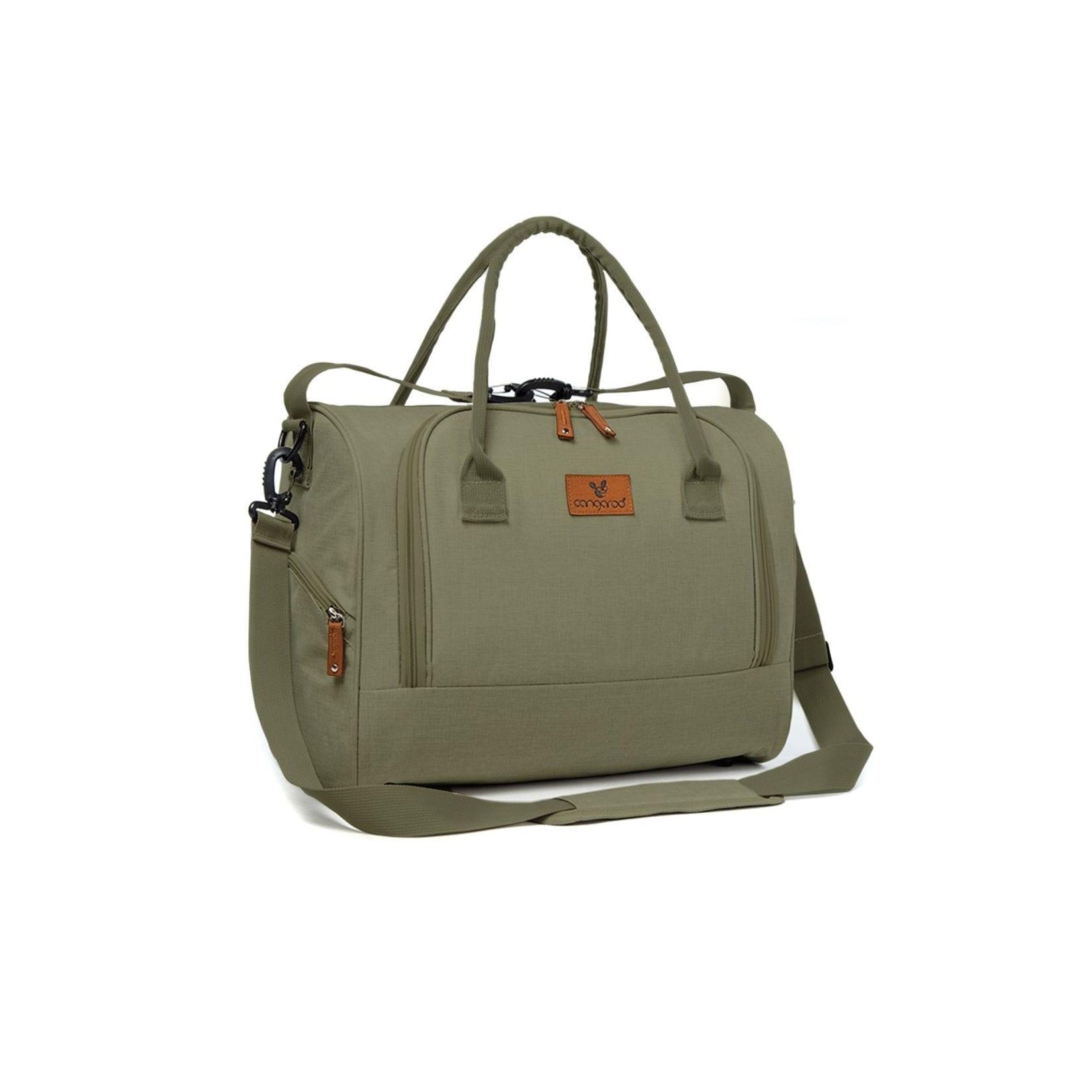 Cangaroo Wickeltasche Jossie Wickelunterlage, Reißverschluss, Gurt verstellbar dunkelgrün