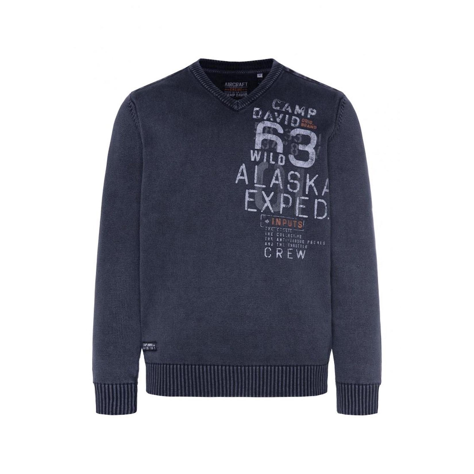 Camp David Pullover Strickpullover V-Neck