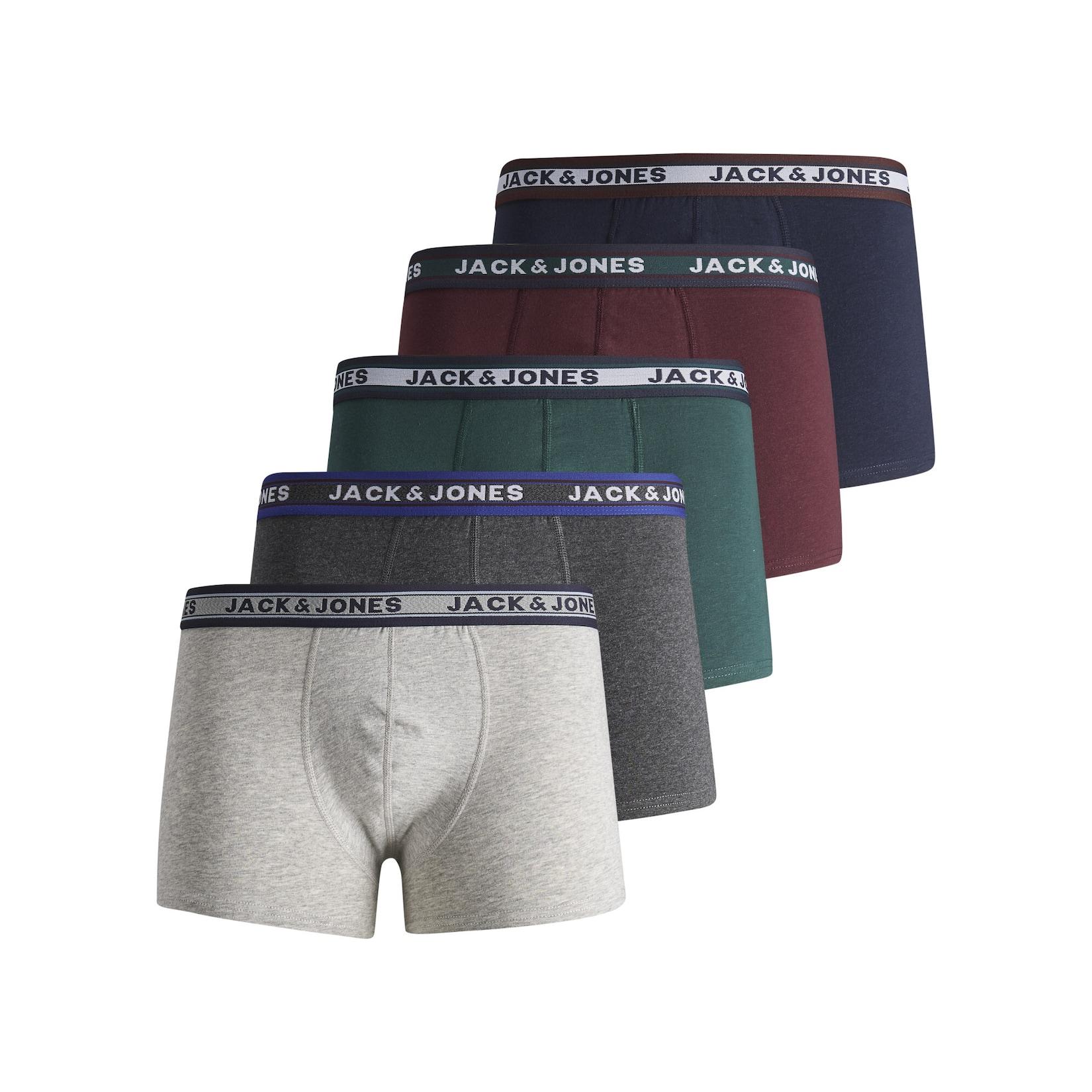 Jack & Jones Trunk Unterhosen Trunks 5 Pack Unterhosen Shorts JACOLIVER