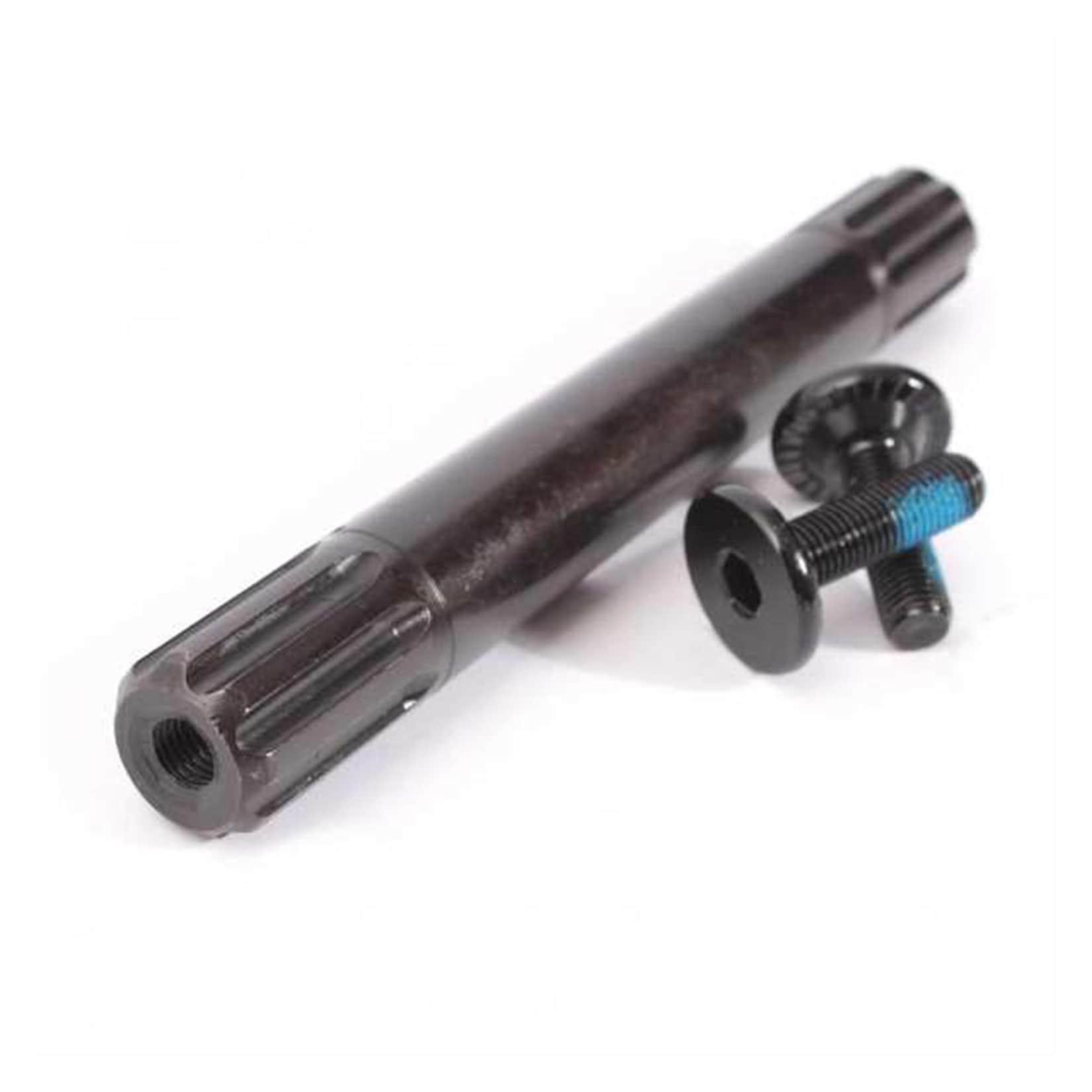 KHE BMX Achse Fahrradachse 150 mm Länge 19 mm 8T Gewinde Fahrrad Achse mit Schraube