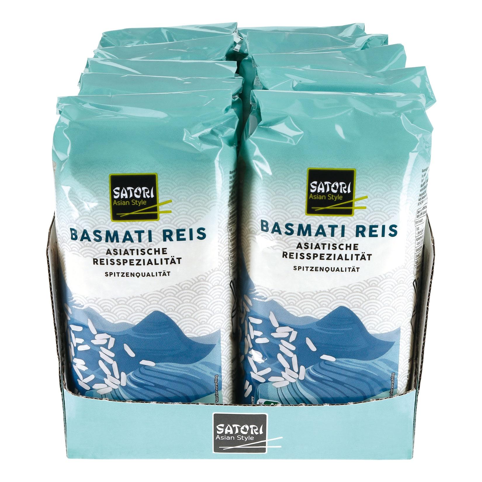 Satori Basmatireis 1 kg, 10er Pack
