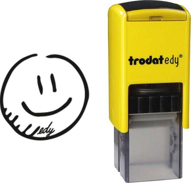 Trodat 163244 Trodat Timbro Motivazionale Edy "Face"", Giallo"