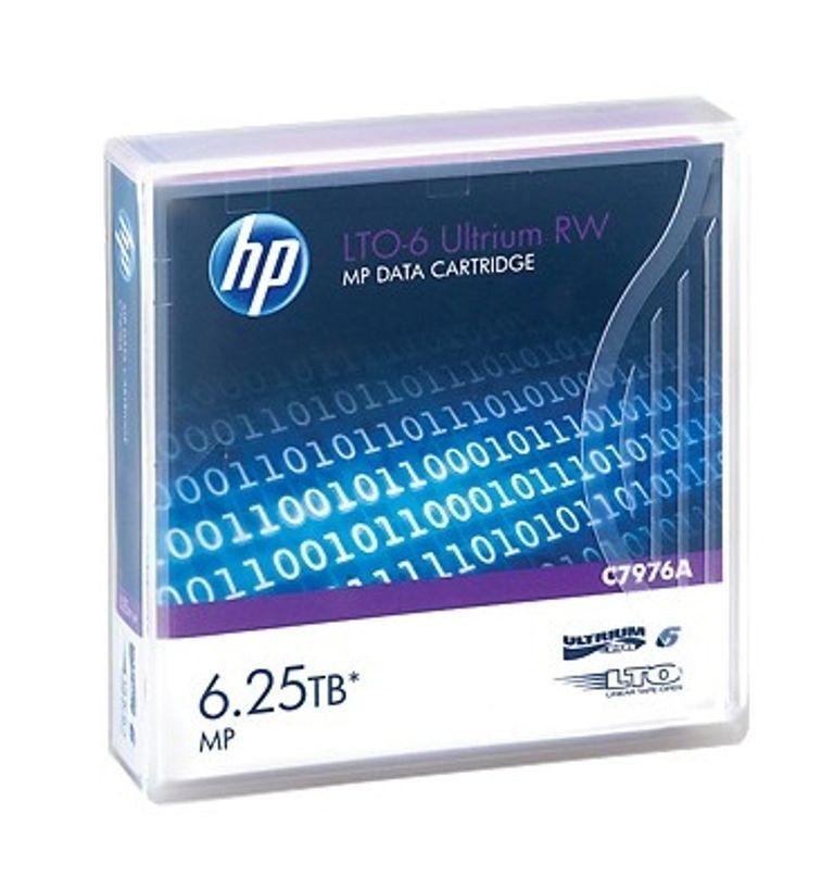 Hp LTO-6 Ultrium 6.25TB Mp Rw Data Cartridge C7976A (1X LTO6 Ultrium 6.25TB Mprwdatacartridge + Writeon Label)