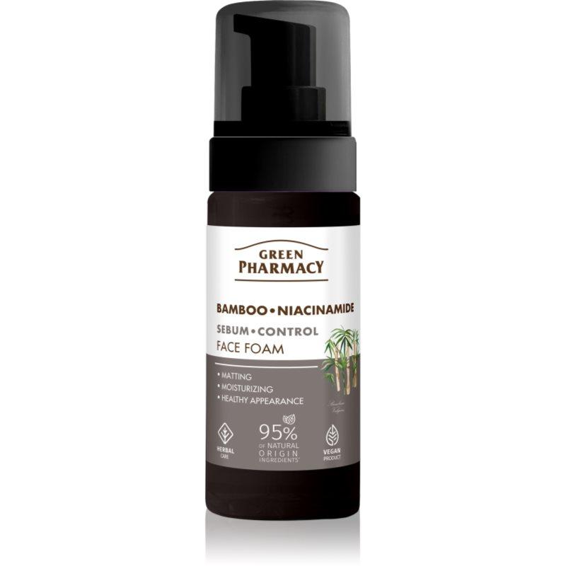 Green Pharmacy Bamboo & Niacinamide Face Foam Gezichtsreinigend Schuim 150 ml