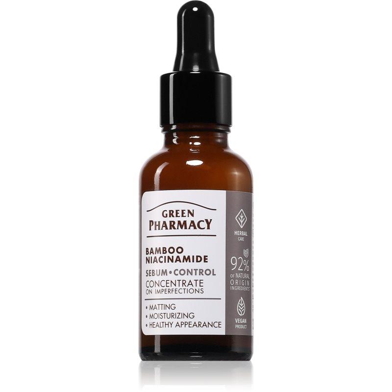 Green Pharmacy Bamboo & Niacinamide Face Serum intensief hydraterend serum 30 ml