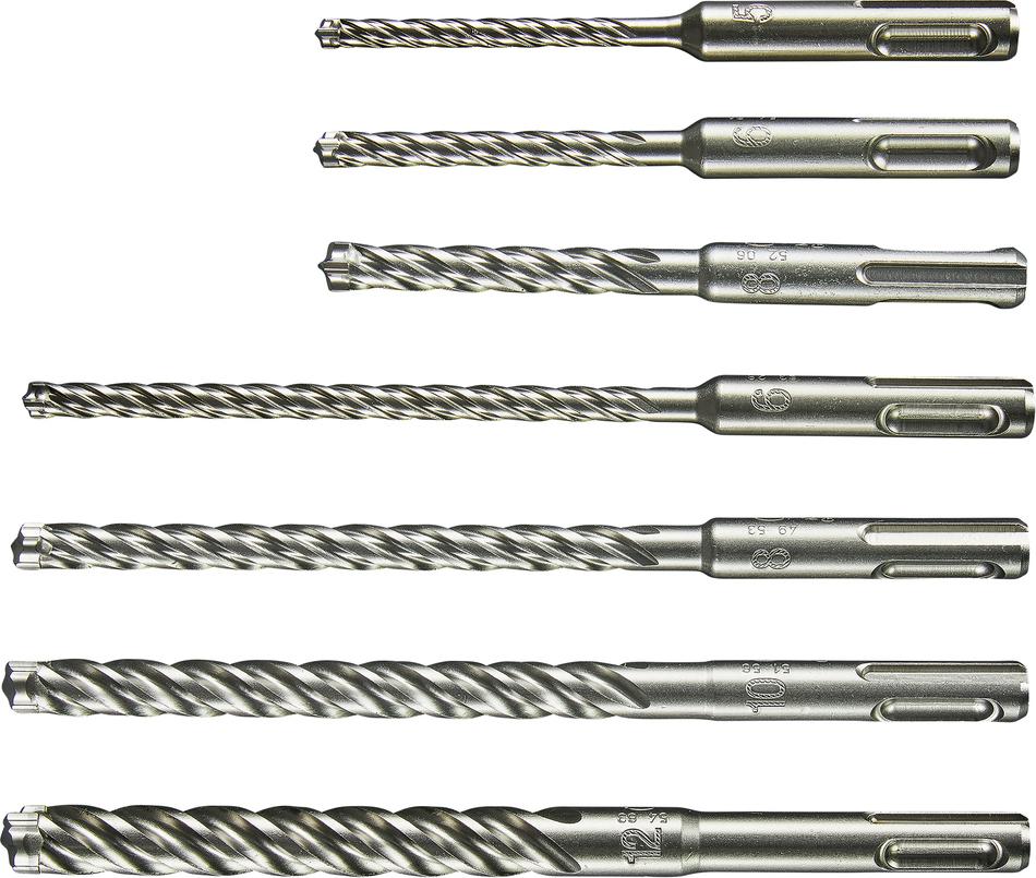 Set Di Punte Per Trapano A Percussione Makita SDS-PLUS, Nemesis Ii SDS-PLUS - Nemesis Ii - 7 Pz.