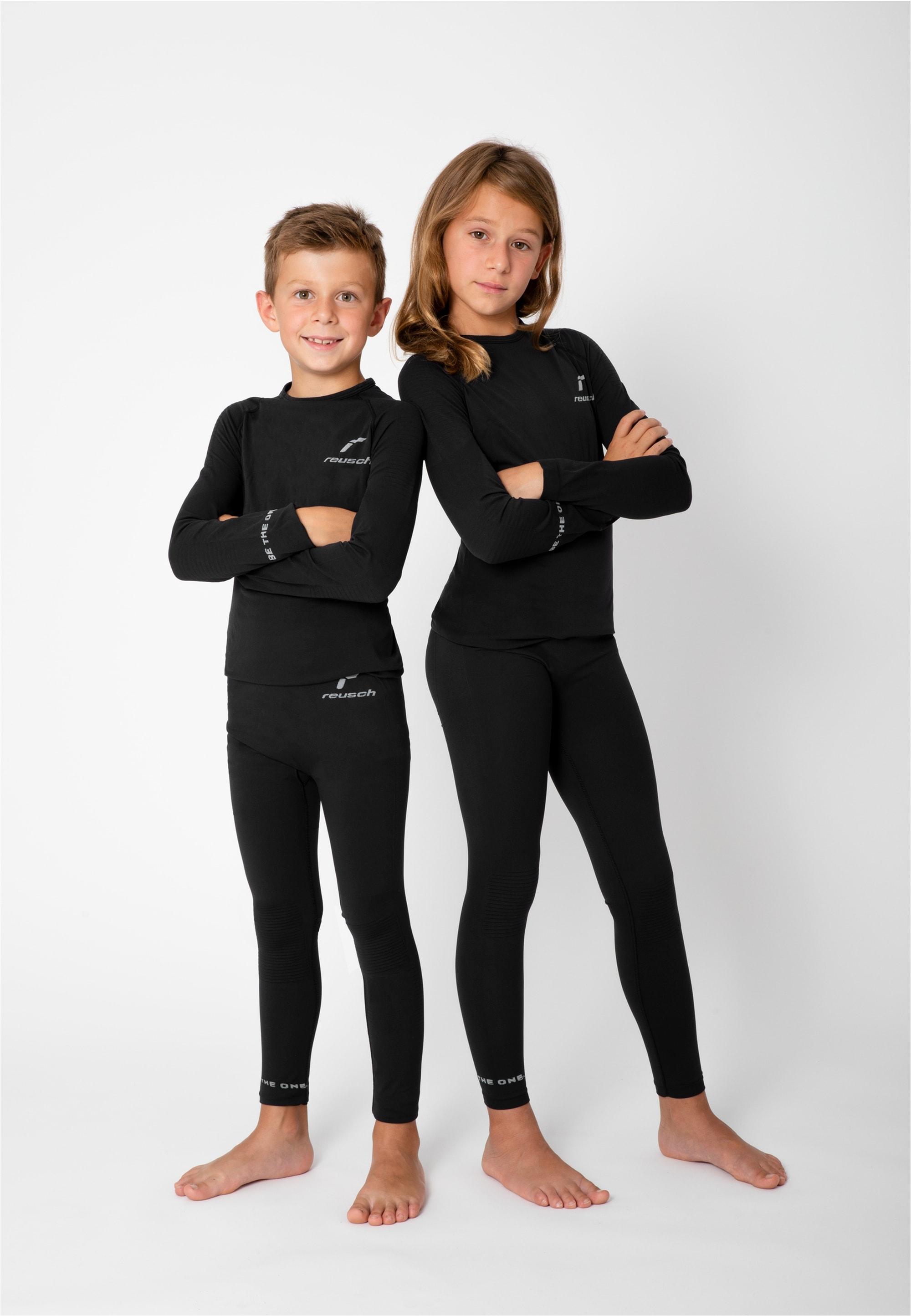 Thermounterhemd Reusch "Underwear", Jungen, Gr. 122, Euro-GrößEn, Schwarz, 96% Polyamid, 4% Elasthan, Unifarben, Unterhemden Thermounterhemd, FüR Alle Sportlichen AktivitäTen