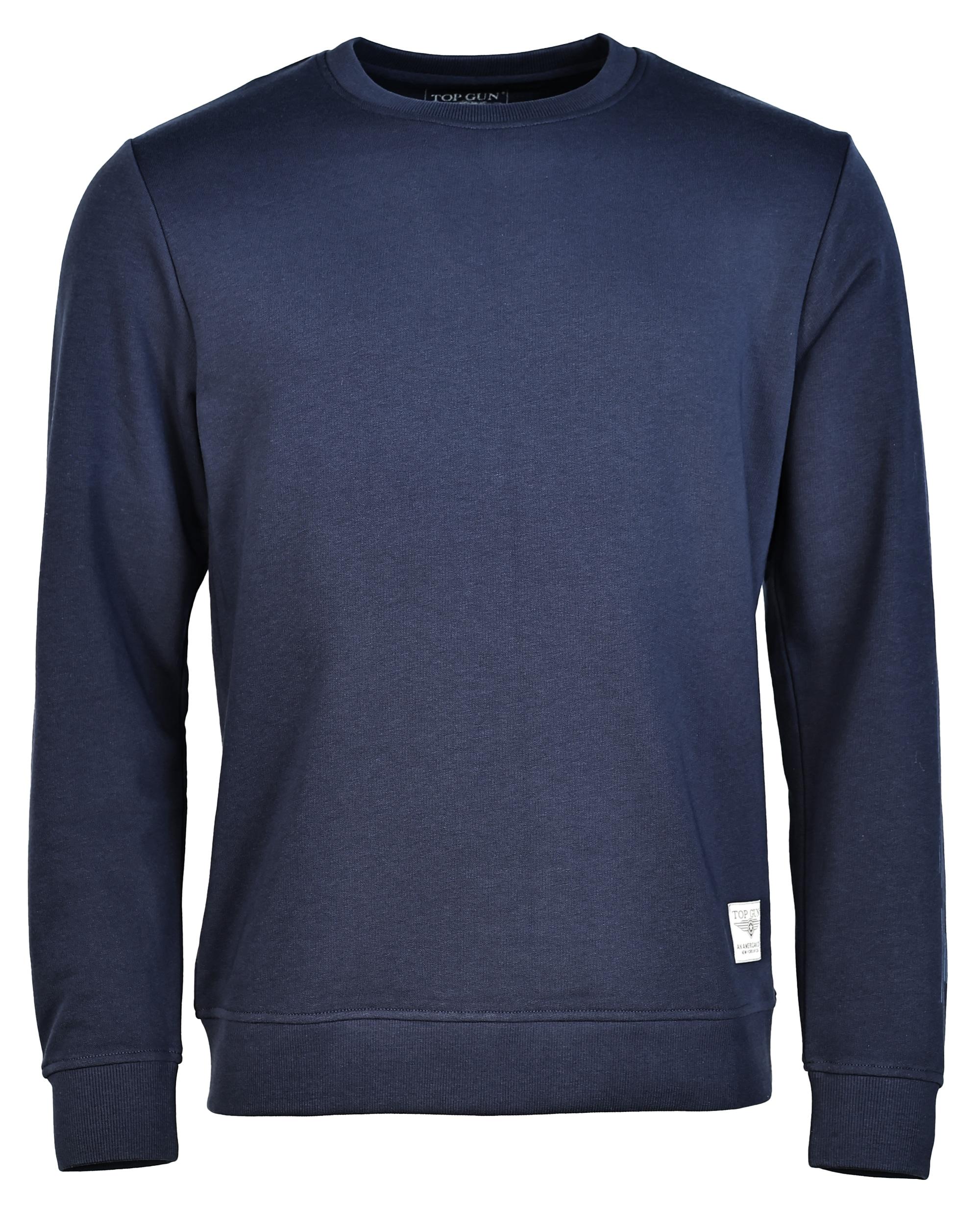 Sweater Top Gun "TG22008", Herren, Gr. 54XL, Blau (Navy), Obermaterial: 60% Baumwolle. 40% Polyester, Sweatshirts Sweater