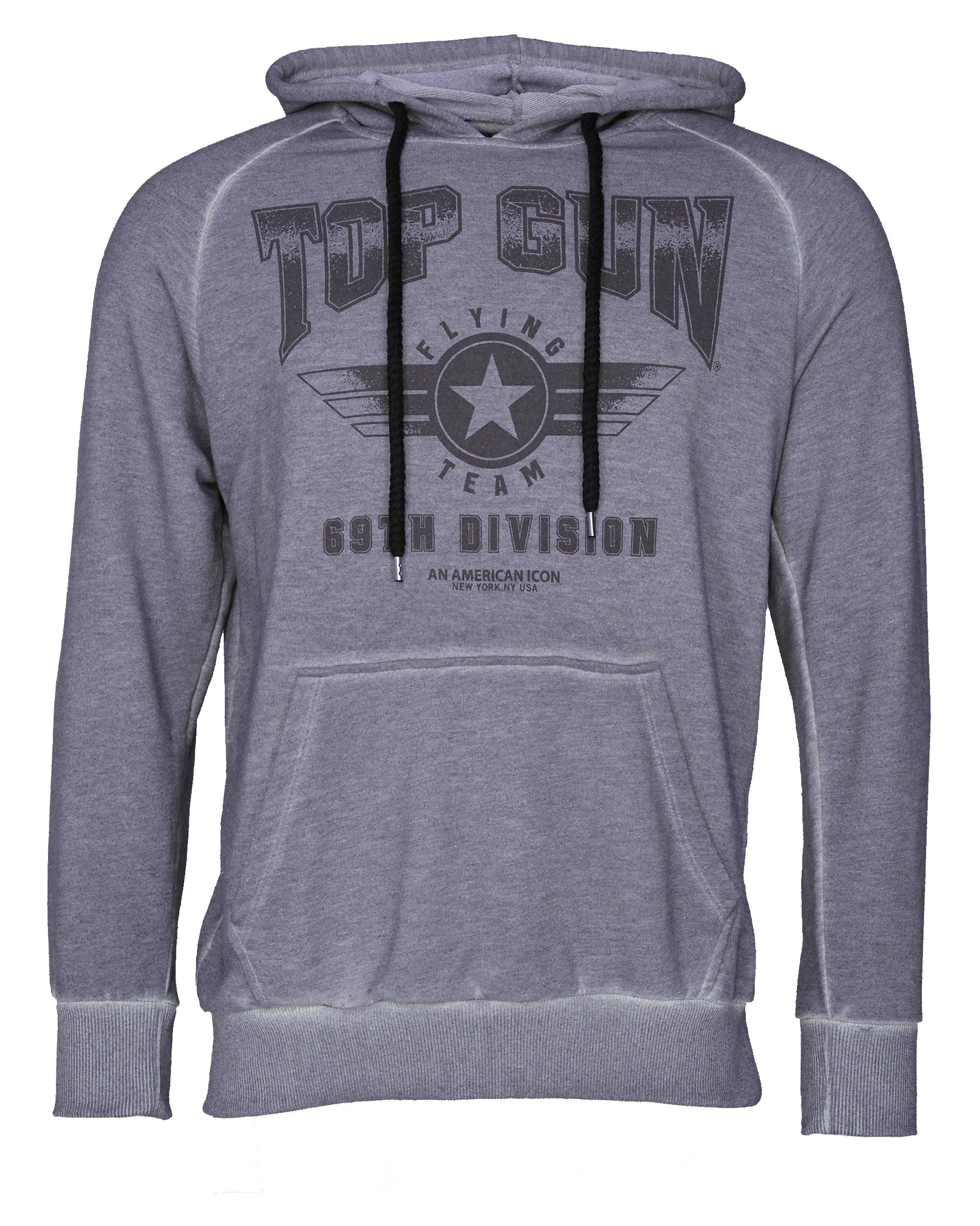 Kapuzenpullover Top Gun "TG20212102", Herren, Gr. 48S, Blau (Navy), Obermaterial: 100% Baumwolle, Pullover Sweatshirt Hoodie