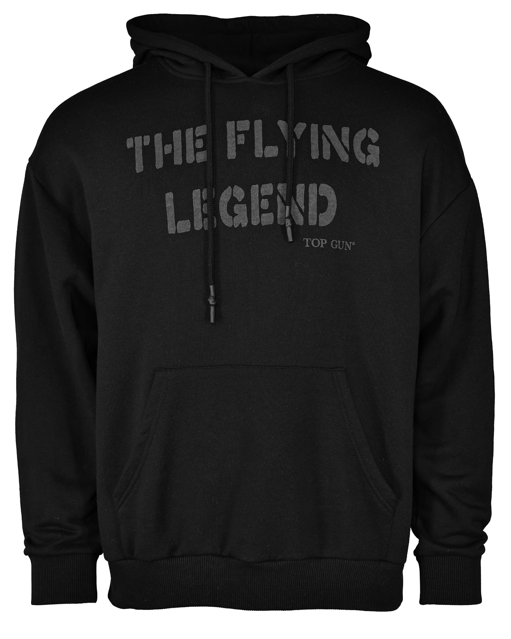 Kapuzenpullover Top Gun "TG22003", Herren, Gr. 54XL, Schwarz, Obermaterial: 65% Baumwolle, 35% Polyester, Pullover Sweatshirt Hoodie