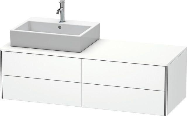 Duravit Xsquare Konsolenwaschtischunterbau WandhäNgend Weiß Supermatt 1400X548X400 Mm - XS4913L8484 XS4913L8484