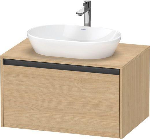 Duravit Ketho.2 Konsolenwaschtischunterbau WandhäNgend Natur Eiche Matt 800X550X459 Mm - K2488503030 K24885030300000