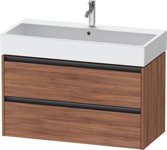 Duravit Ketho.2 Waschtischunterbau WandhäNgend Nussbaum Matt 984X460X549 Mm - K25278079790000 K25278079790000
