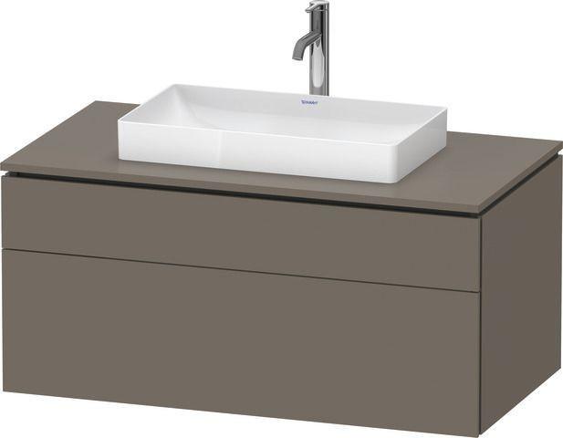 Duravit L-Cube Konsolenwaschtischunterbau WandhäNgend Flanell Grau Seidenmatt 1020X550X482 Mm - LC48 LC4881090900000