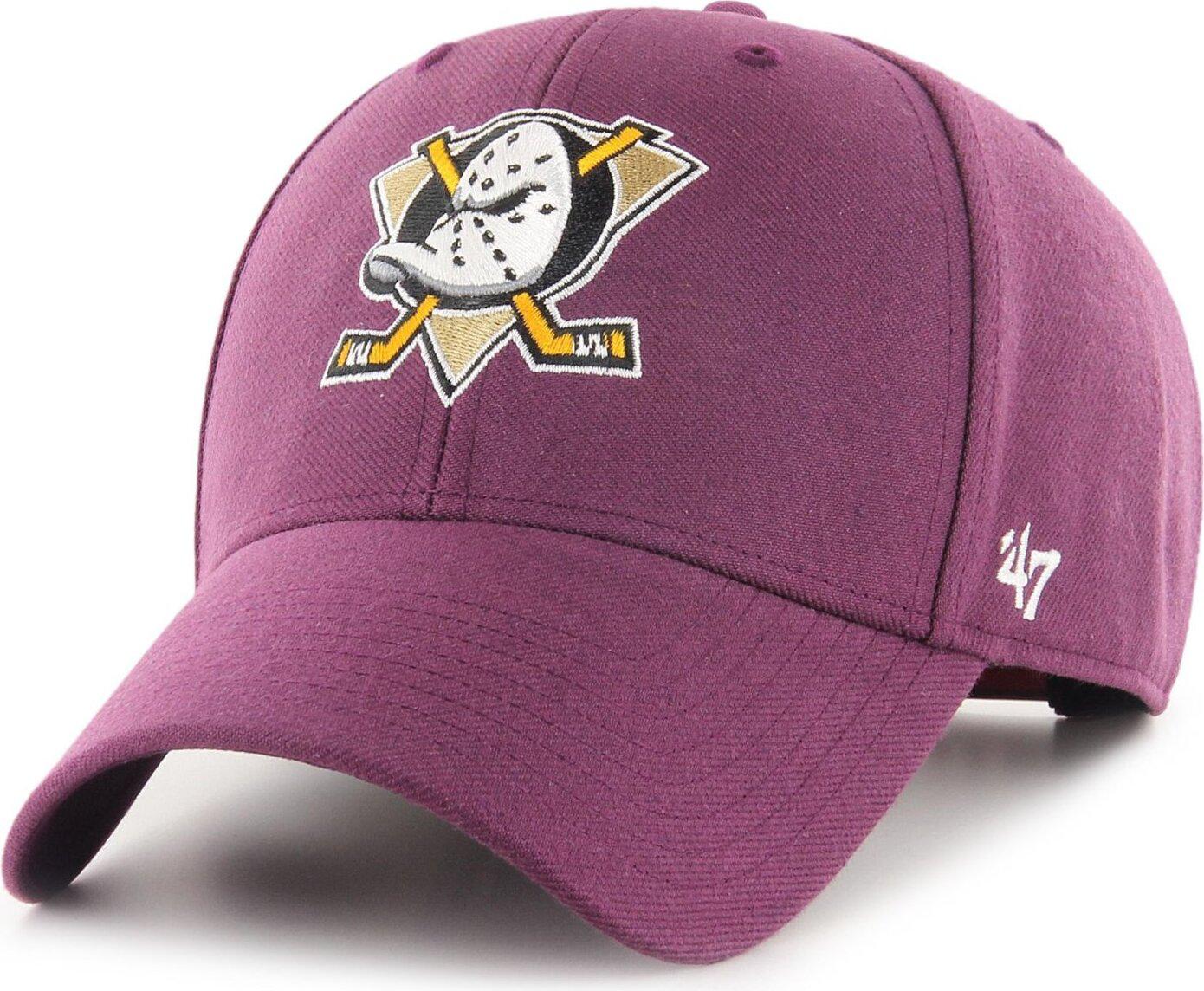 47 Brand Cap Regolabile - Nhl Anaheim Ducks Viola Prugna