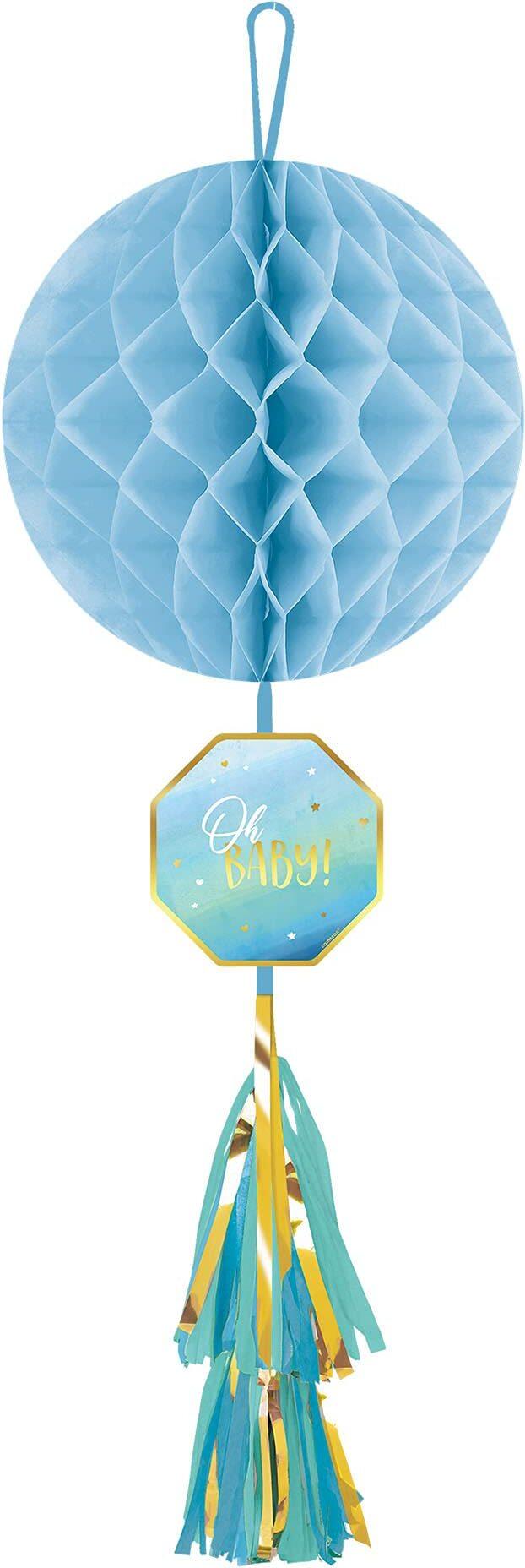 Decorazione A Nido D'ape Oh Baby Boy