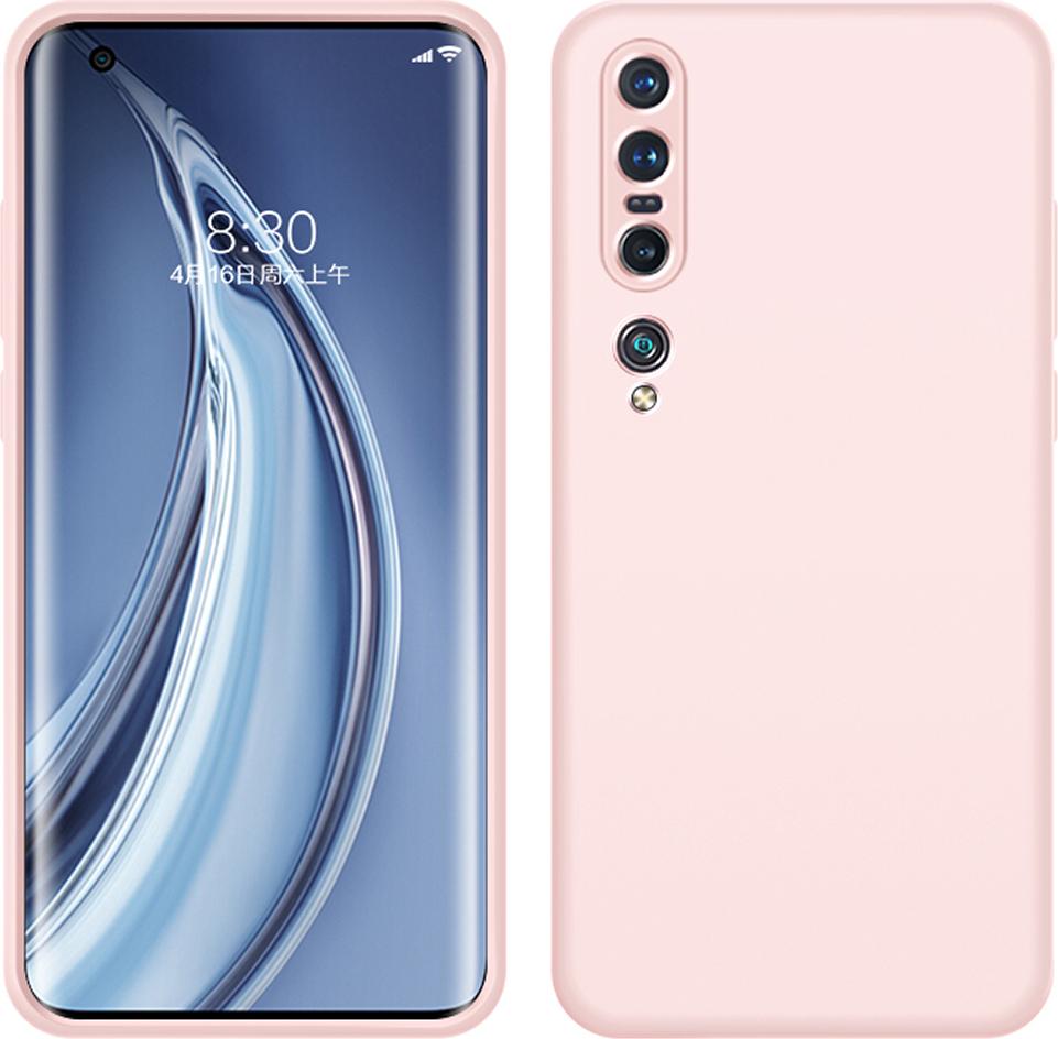 Xiaomi Mi 10 Pro Case, Laimtop Slim Liquid Silicone Soft Gel Rubber Antiurto Custodia Protettiva Antigraffio Per Xiaomi Mi 10 Pro Rosa