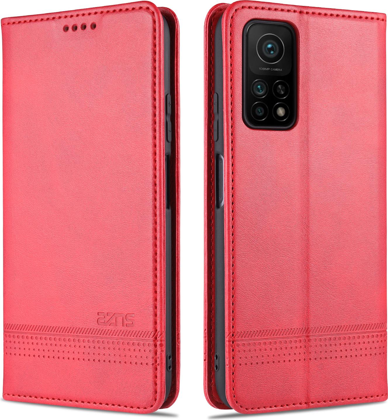 Xiaomi Mi 10T Pro Case, Portafoglio Con Chiusura Magnetica E Stand, Custodia In Pelle Flip Per Xiaomi Mi 10T / Mi 10T Pro Rosa