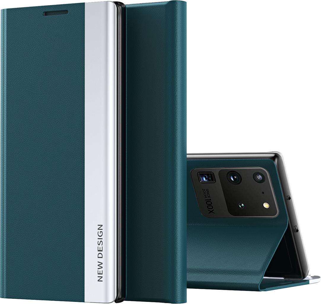 Custodia Galaxy S20 Ultra, Custodia Magnetica In Finto Cuoio Con Funzione Stand Per Samsung Galaxy S20 Ultra Verde