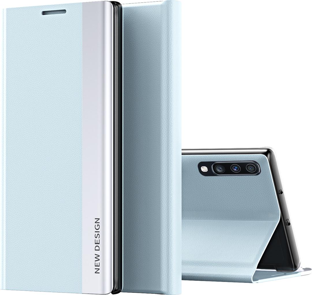 Custodia Galaxy A70S, Laimtop Finto Cuoio Magnetic Flip Stand Custodia Per Samsung Galaxy A70 / A70S Blu