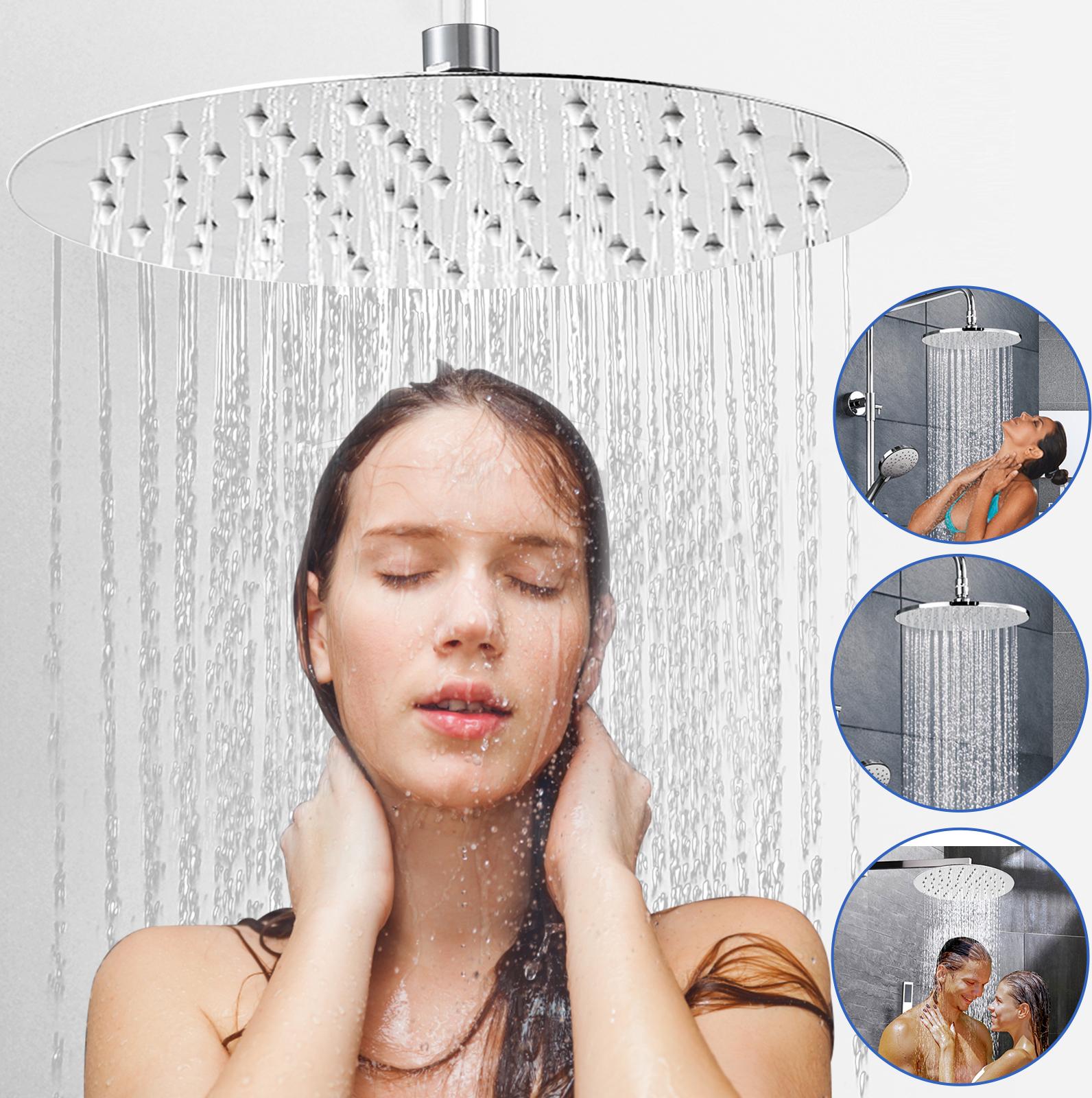 Soffione Doccia Jiubiaz Soffioni Doccia E Docce Soffione Doccia Rainforest Risparmio D'acqua 20Cm