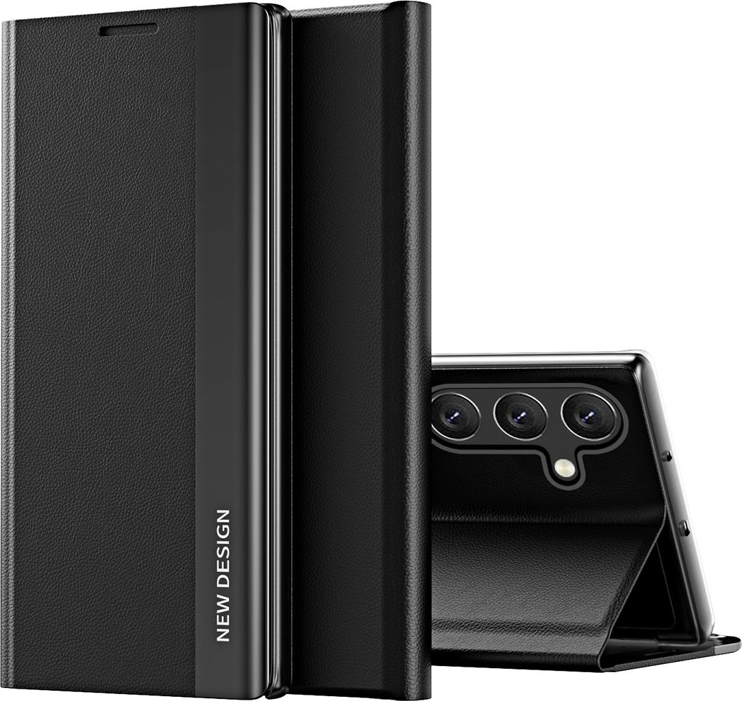 Custodia Per Samsung Galaxy A17 5G/4G Custodia Magnetica In Finto Cuoio Con Funzione Stand Nero