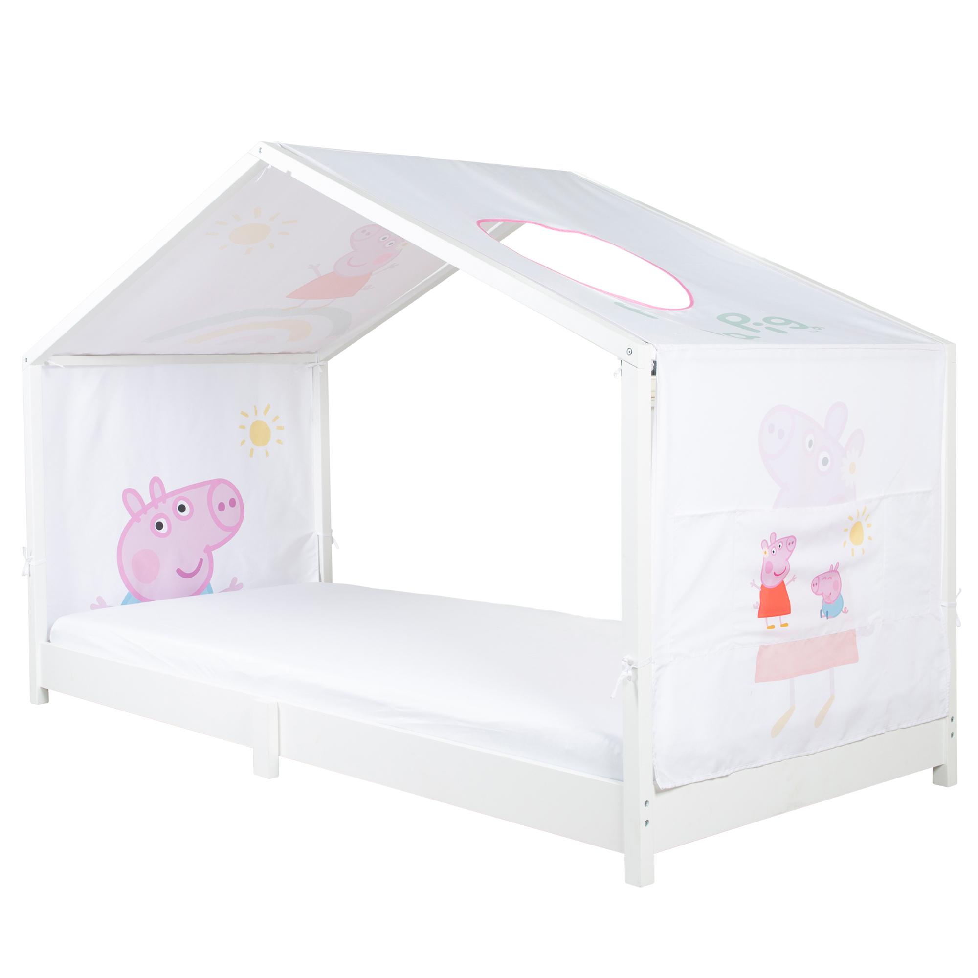 Copriletto Roba 90 X 200 Cm "Peppa Pig"" - Adatto Ai Lettini Roba Montessori"