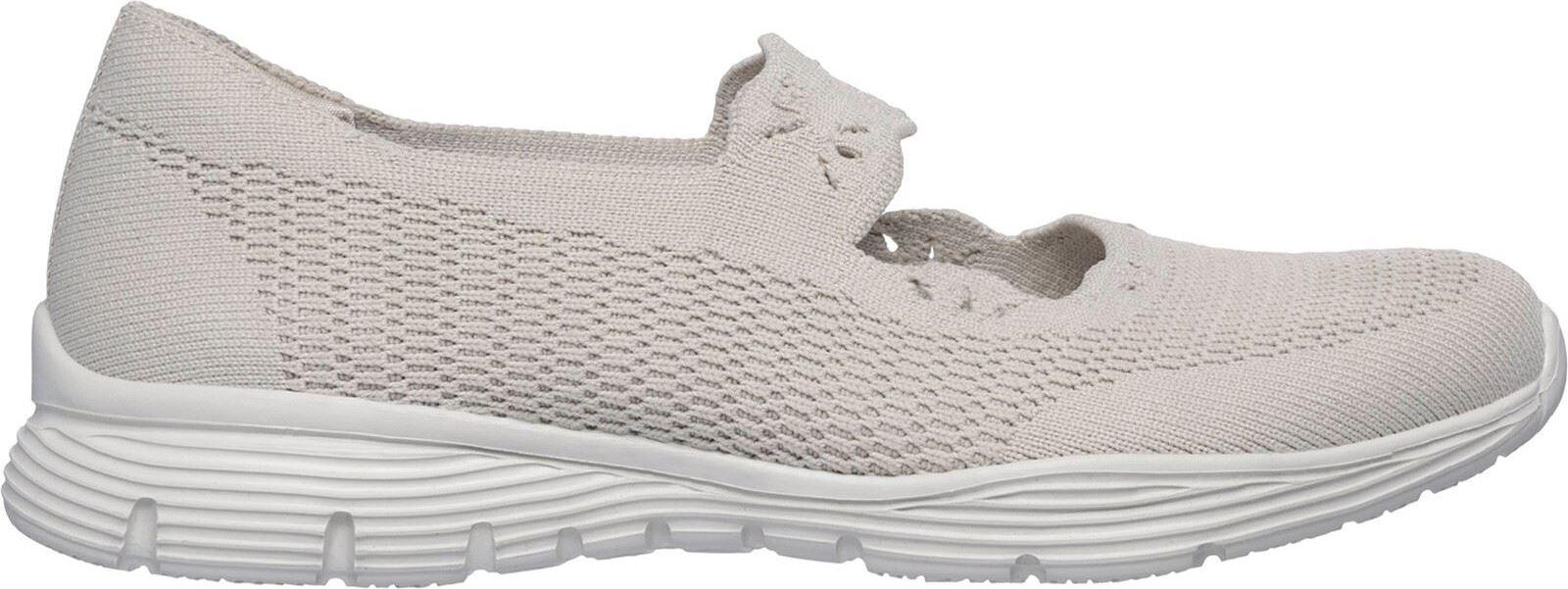 Skechers Seager Cute N' Coy Textile Scarpe Da Ginnastica Naturali Da Donna
