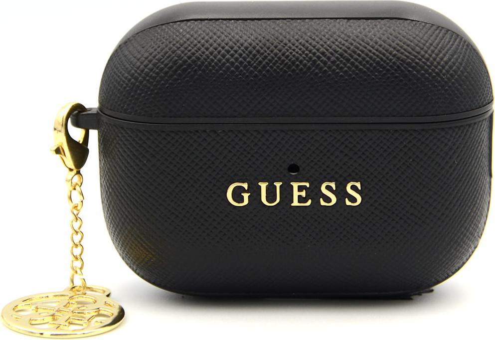 Guess Airpods Pro 2 Custodia Per Airpods 4G Circle Charm - Nero