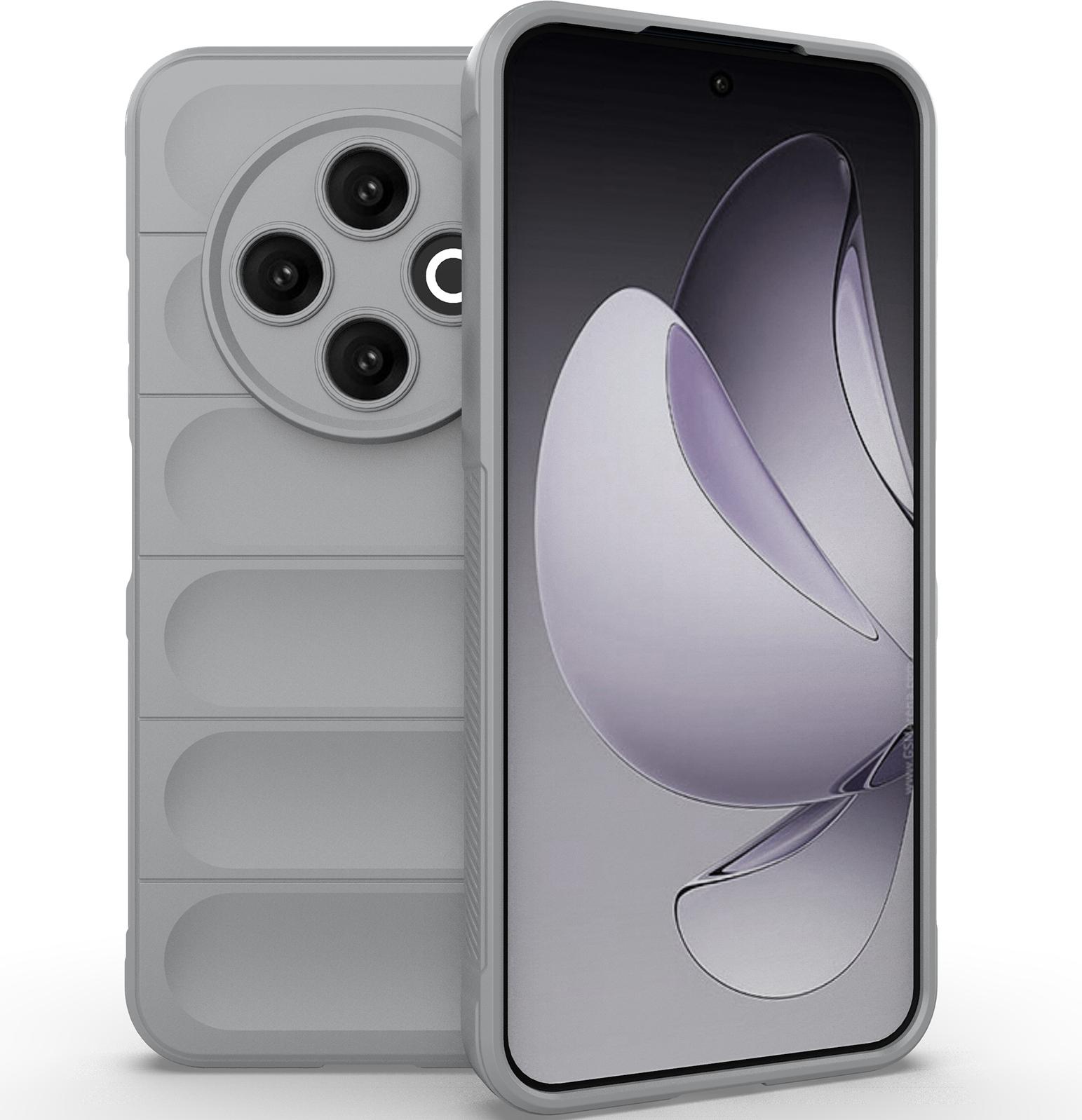 Custodia Per Tecno Spark 30C 4G Custodia Protettiva In Silicone Tpu Morbido Antiurto Grigio