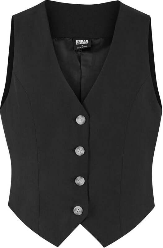 Gilet Urban Classics Donna Gilet Classico Nero Xs