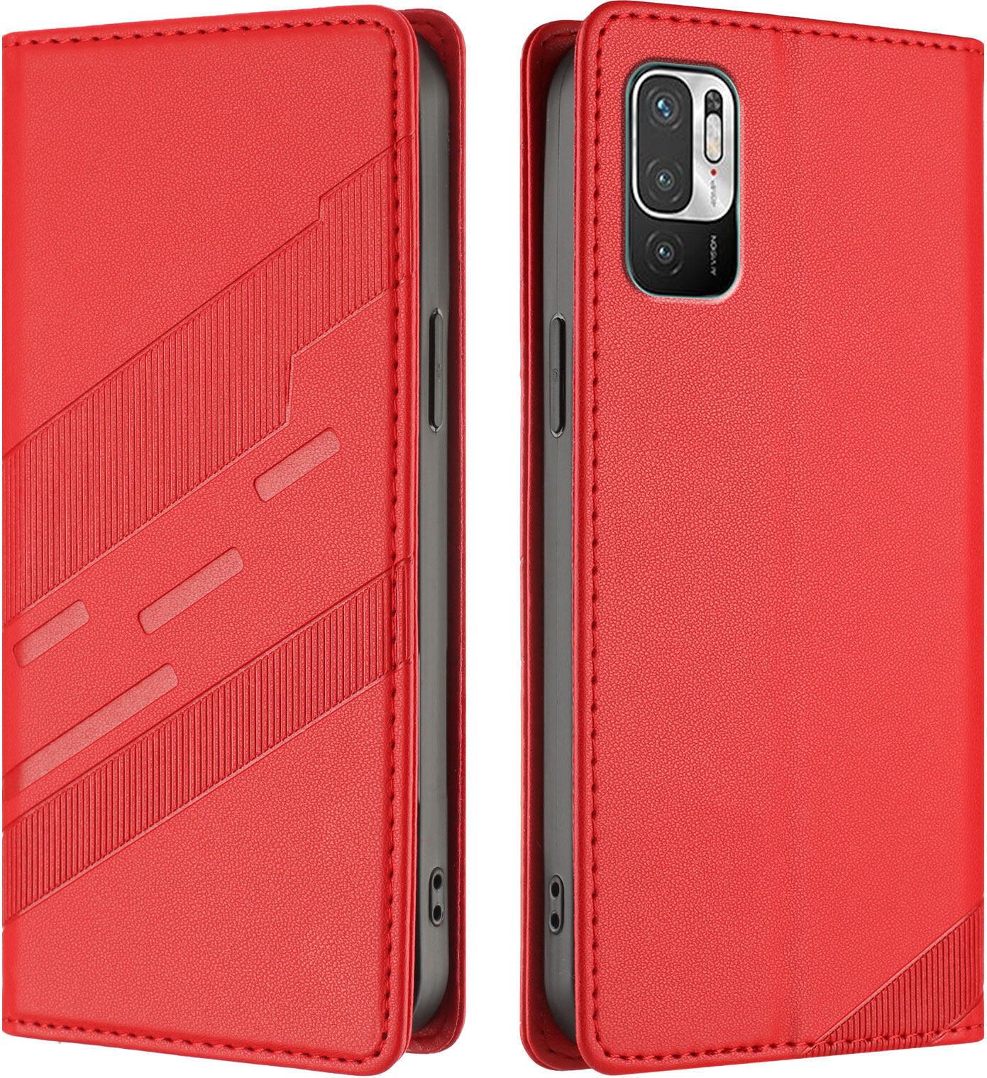 Custodia Per Xiaomi Redmi 10, Custodia A Portafoglio In Finto Cuoio Con Slot Per Schede E Funzione Stand Rot