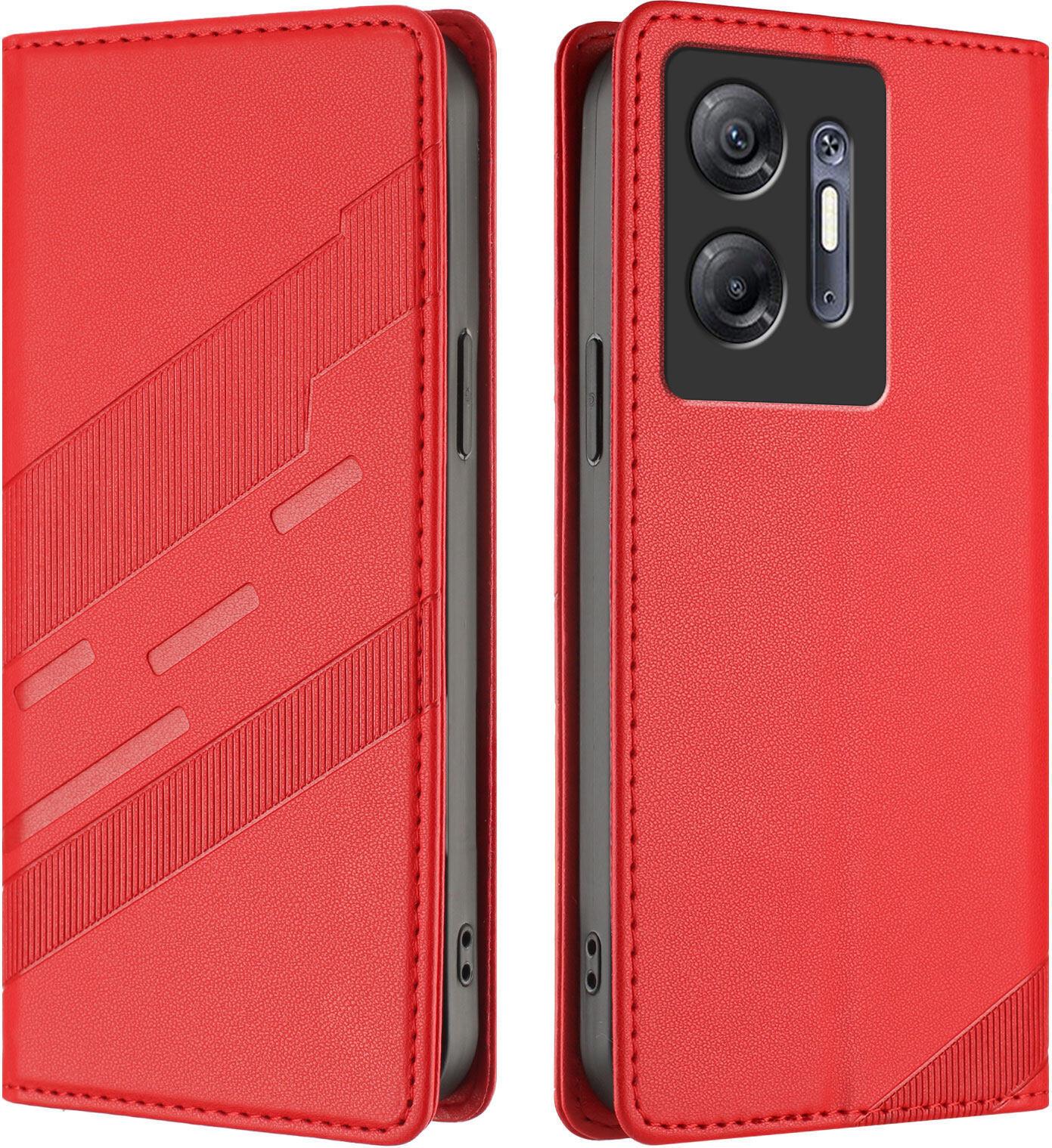 Custodia Per Infinix Hot 30 5G, Custodia A Portafoglio In Finto Cuoio Con Slot Per Schede E Funzione Stand Rot