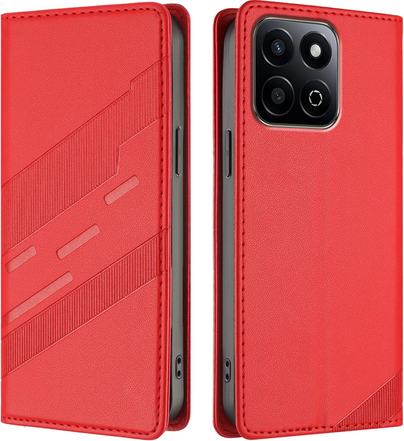 Custodia Per Honor 200 Smart/Honor X7C, Custodia A Portafoglio In Finto Cuoio Con Slot Per Carte E Funzione Stand Rot