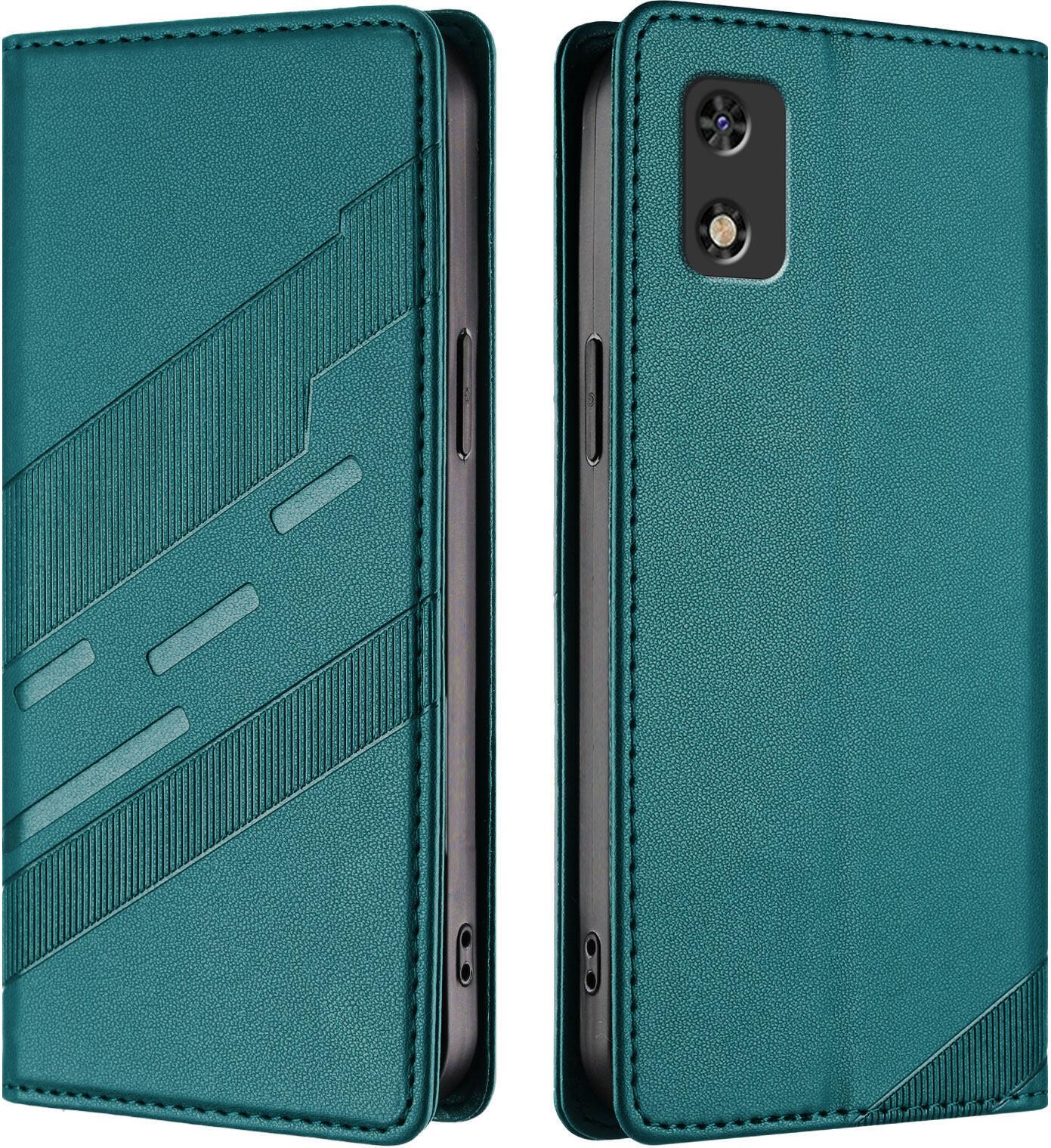 Custodia Per Itel A18, Custodia A Portafoglio In Finto Cuoio Con Slot Per Carte E Funzione Stand GrüN