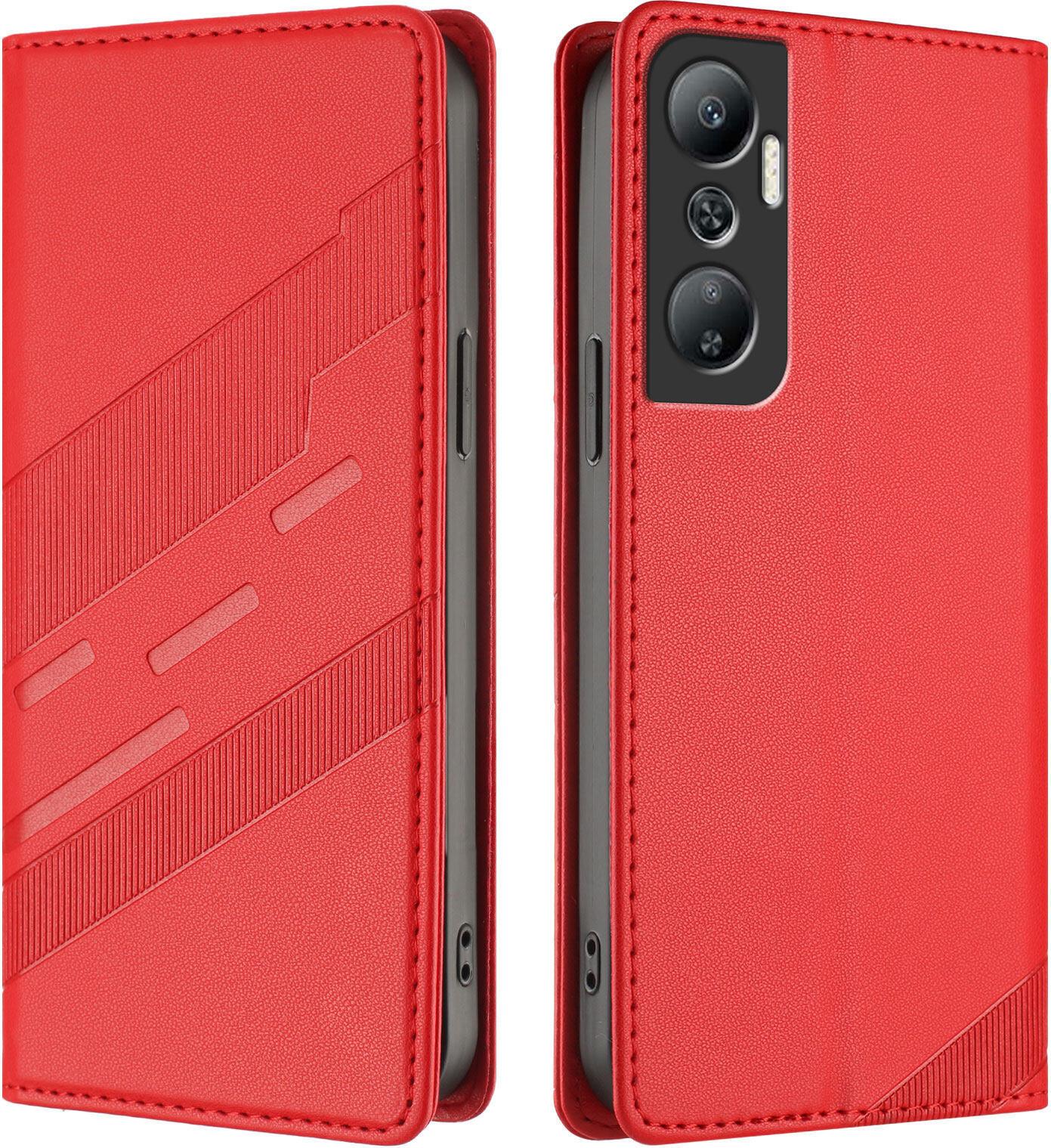 Custodia Per Infinix Hot 20 4G, Custodia A Portafoglio In Finto Cuoio Con Slot Per Schede E Funzione Stand Rot