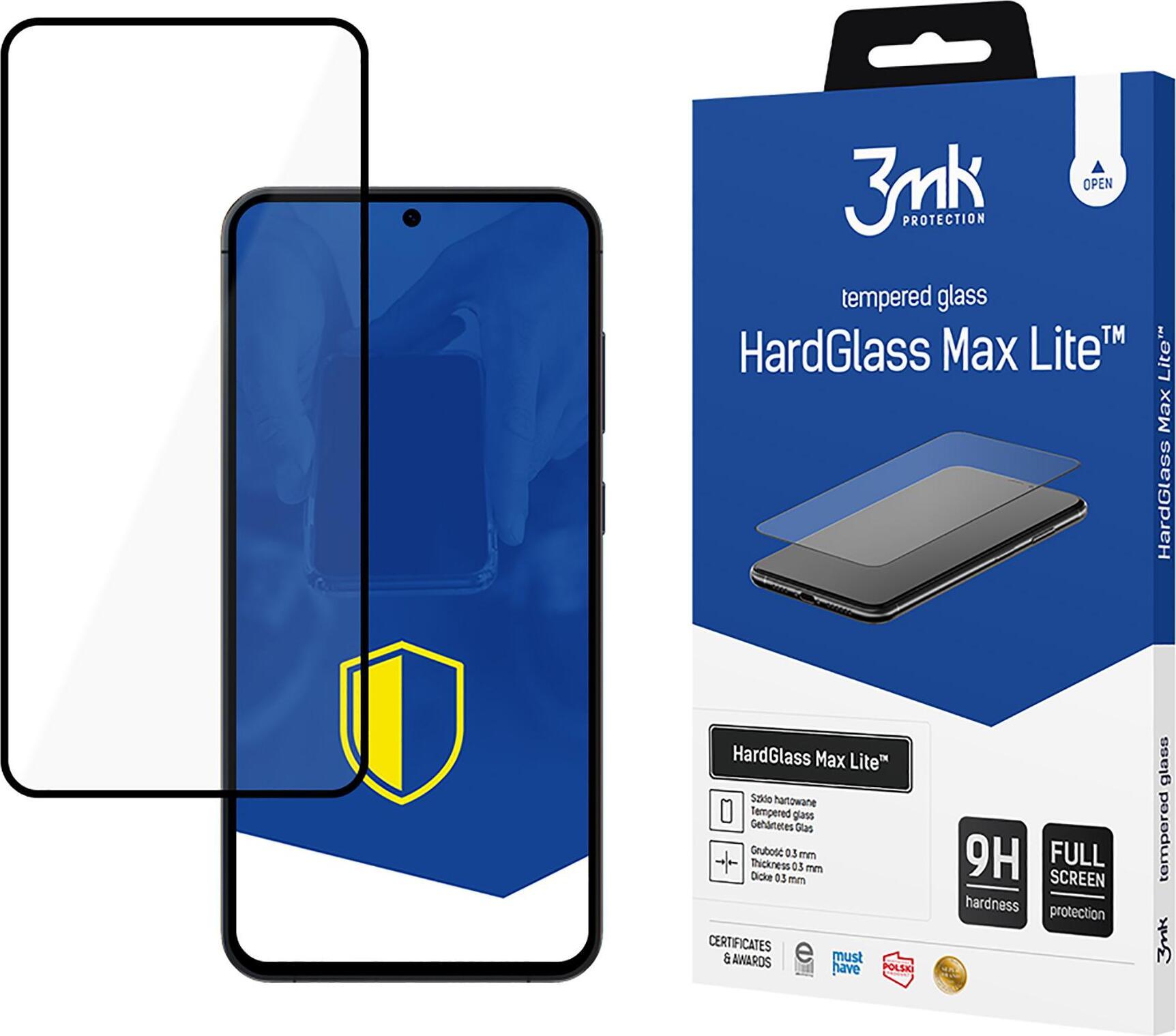 3MK Samsung Galaxy S25 - 3Mk Hardglass Max Lite Black