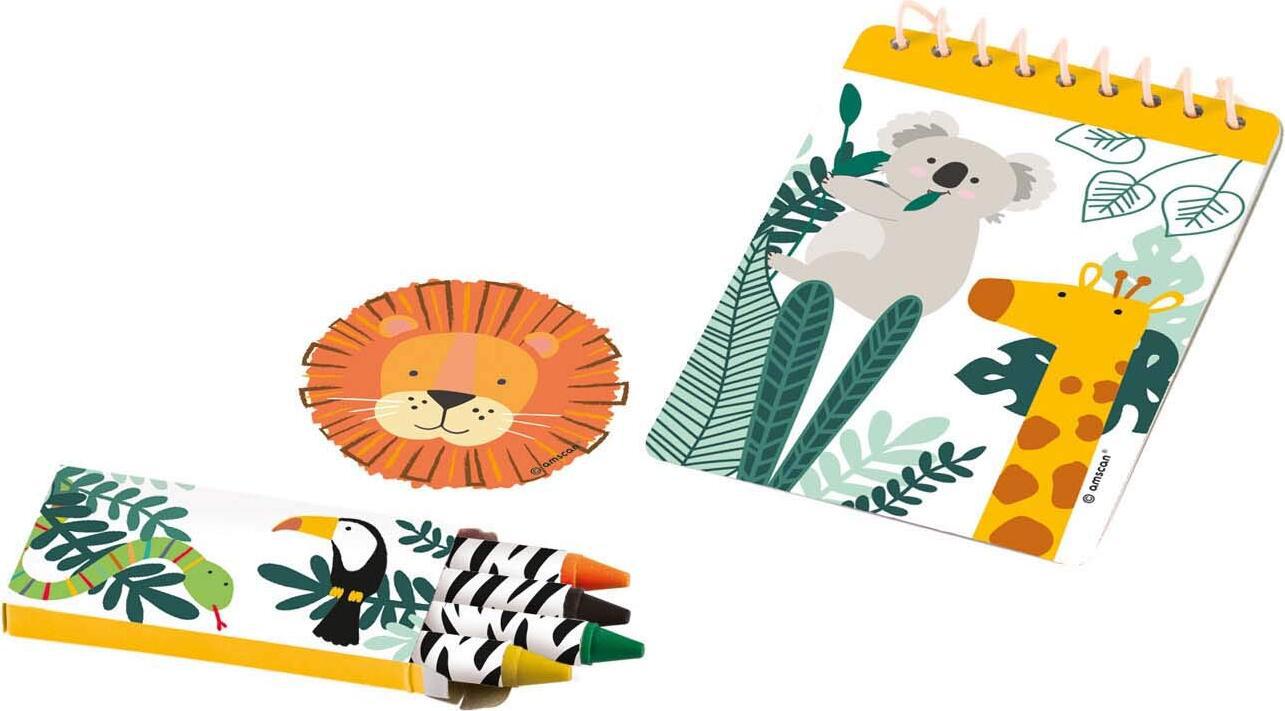 Set Safari "Get Wild"" | Set Regalo Da 6 Pezzi Ciascuno"