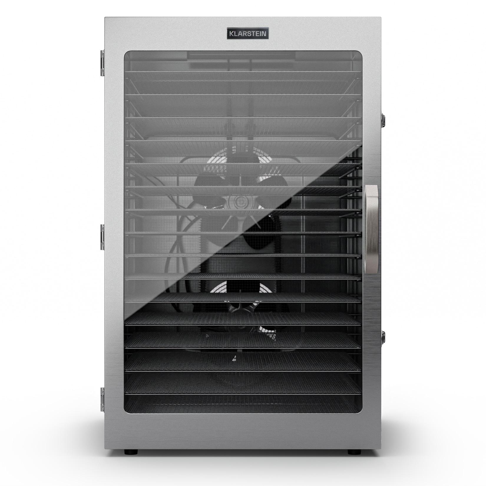 Klarstein Captain Jerky 160 Dörrautomat 1500W 30-90 °C 24h-Timer Edelstahl