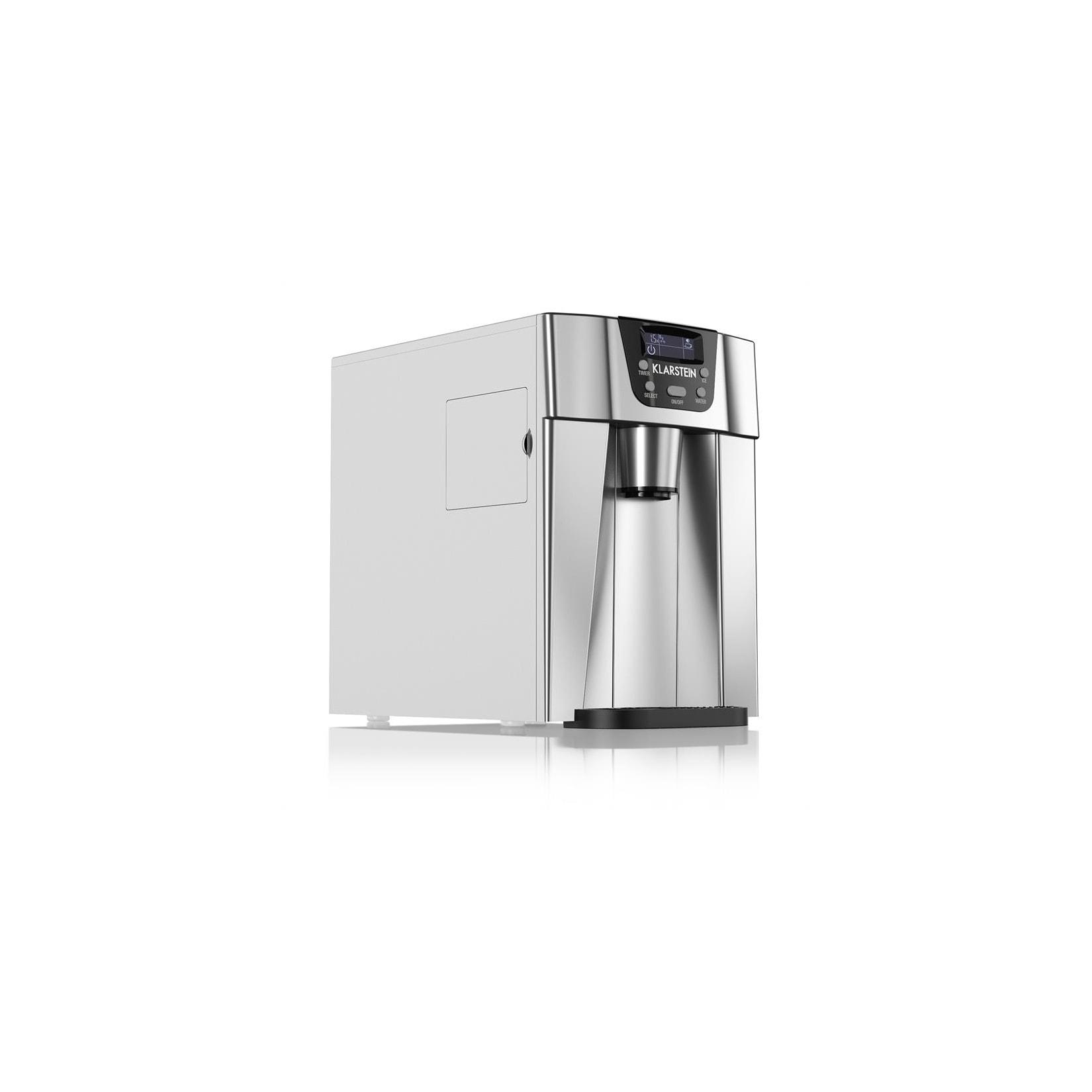 Klarstein Ice Volcano 2G Eismaschine LED 12kg je 24h 2l 6-12min silber Silber
