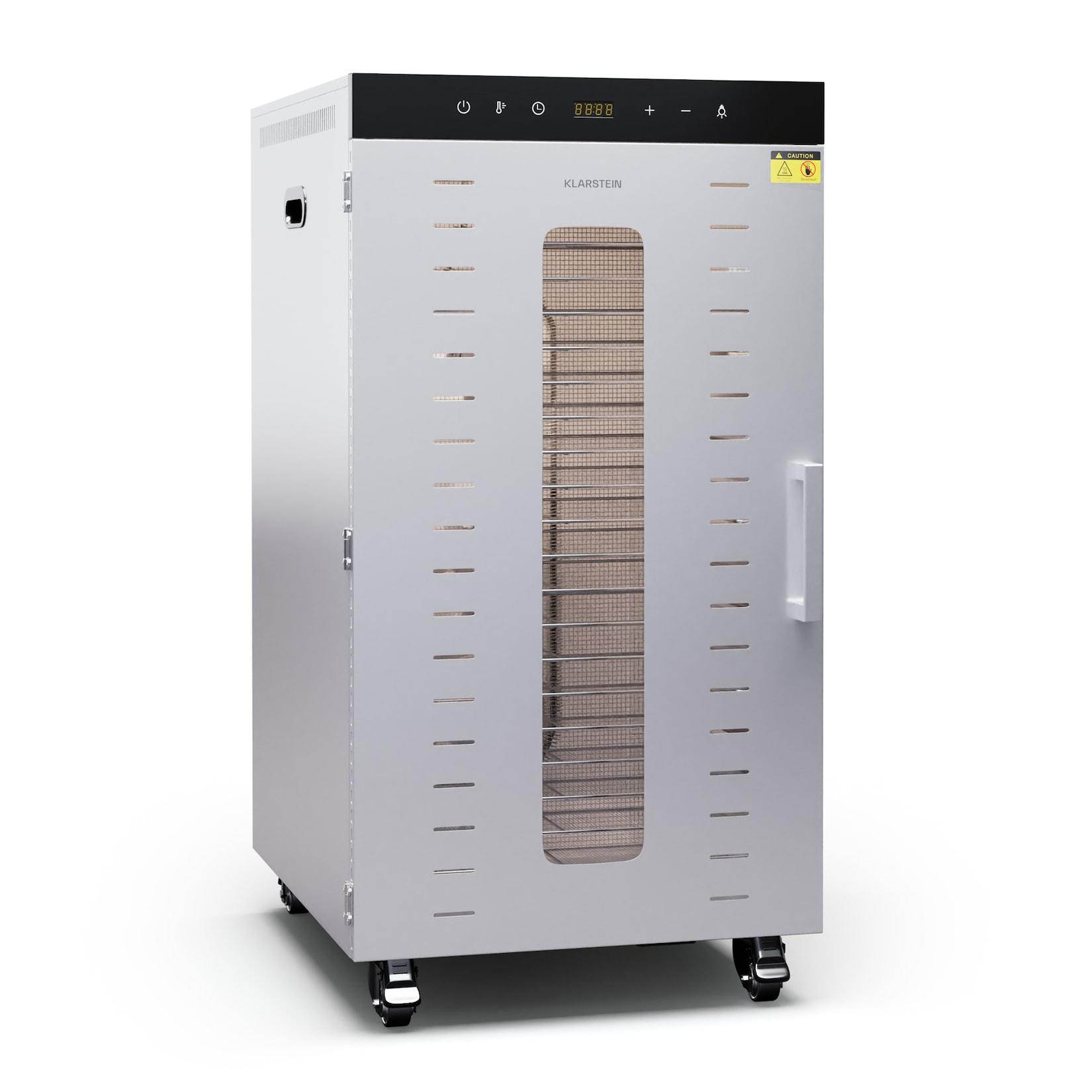 Klarstein MasterJerky 300 Dörrautomat 2.000 W 30 - 90 °C 24h-Timer Edelstahl