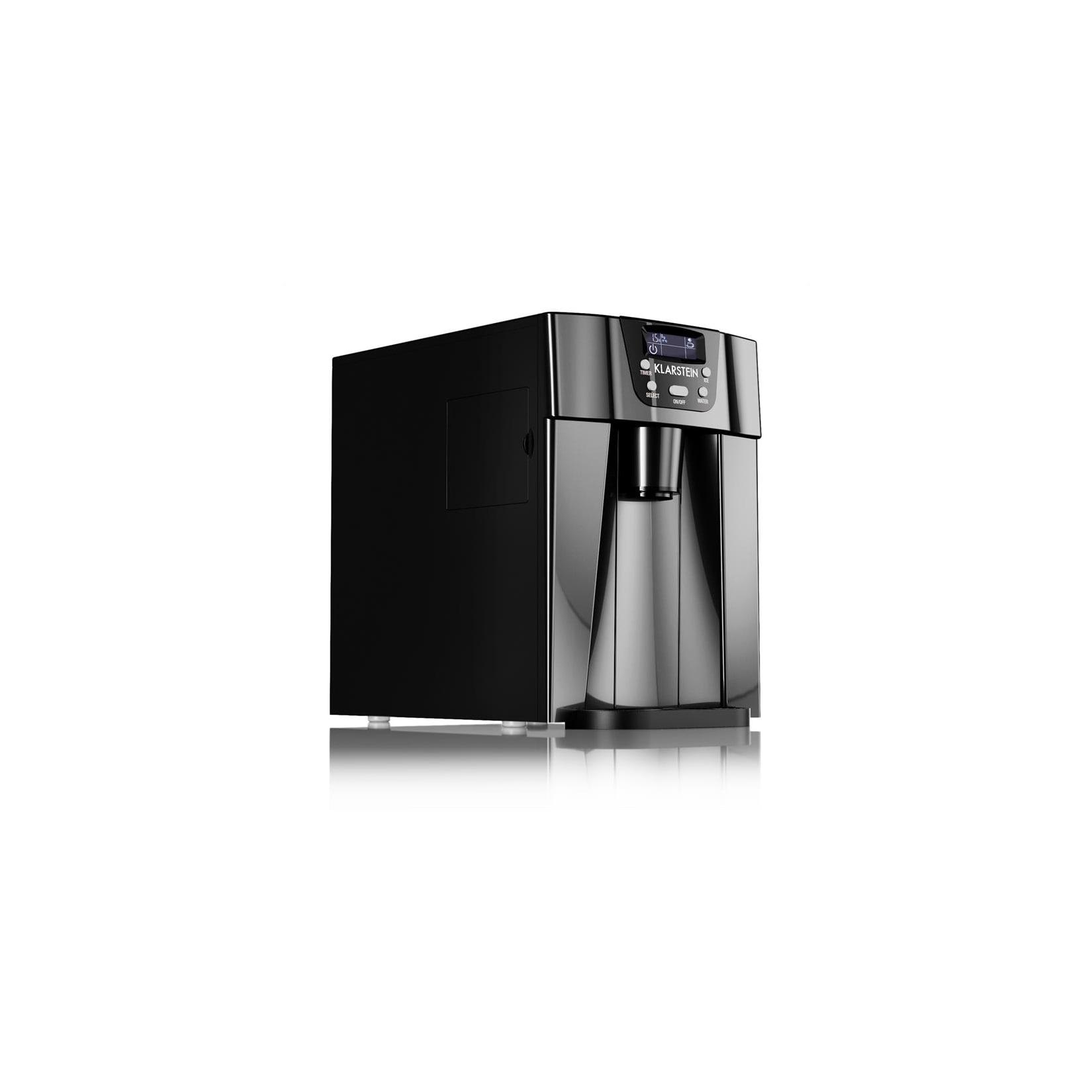 Klarstein Ice Volcano 2G Eismaschine LED 12kg je 24h 2l 6-12min schwarz Schwarz
