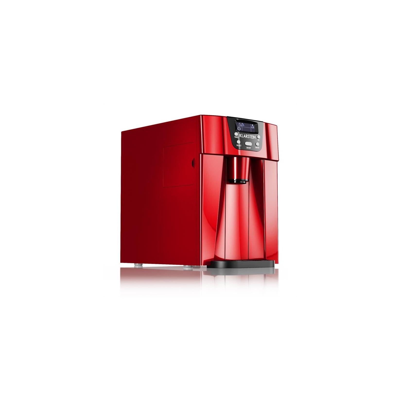 Klarstein Ice Volcano 2G Eismaschine LED 12kg je 24h 2l 6-12min rot Rot